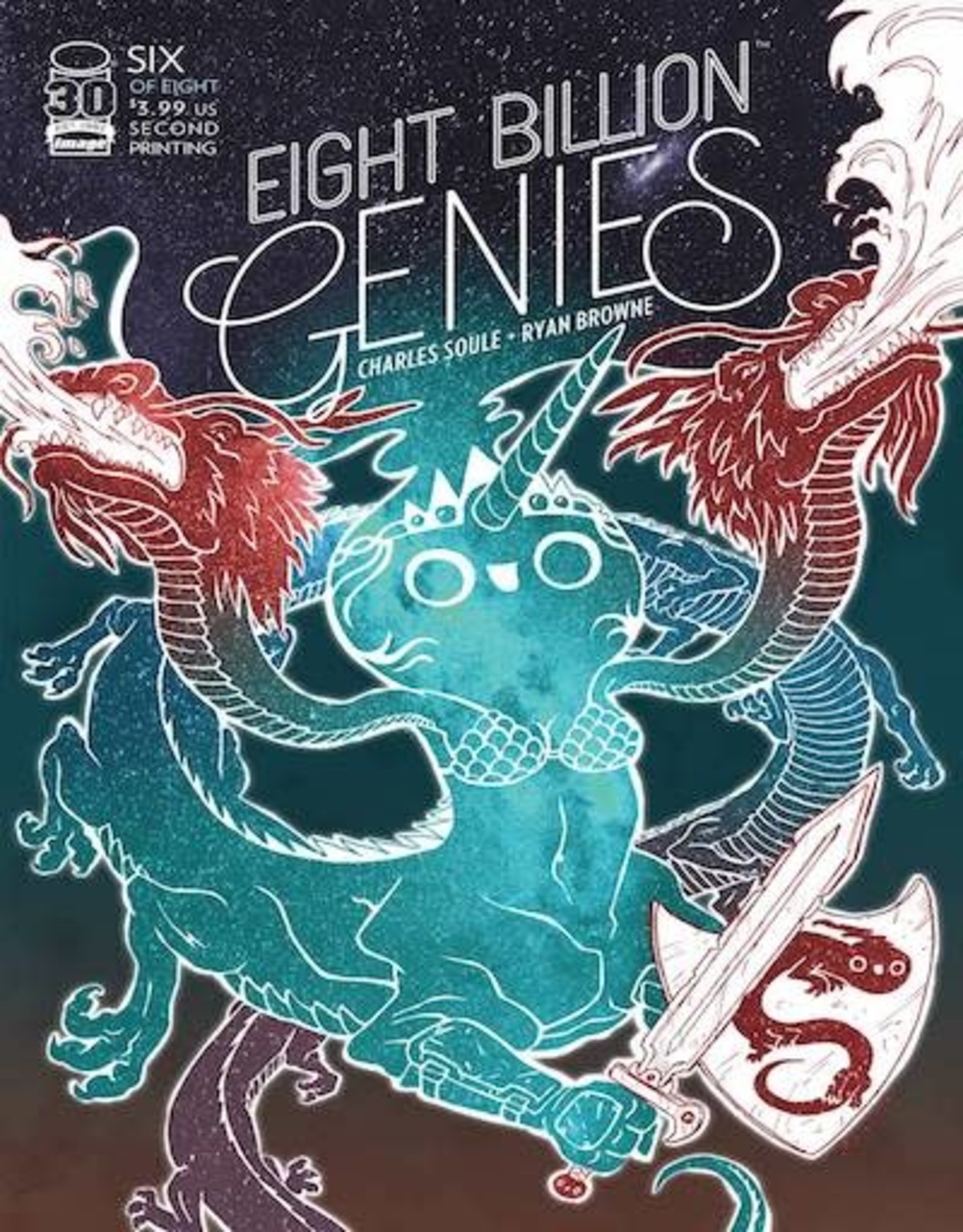Image Comics Eight Billion Genies #6 2nd Ptg