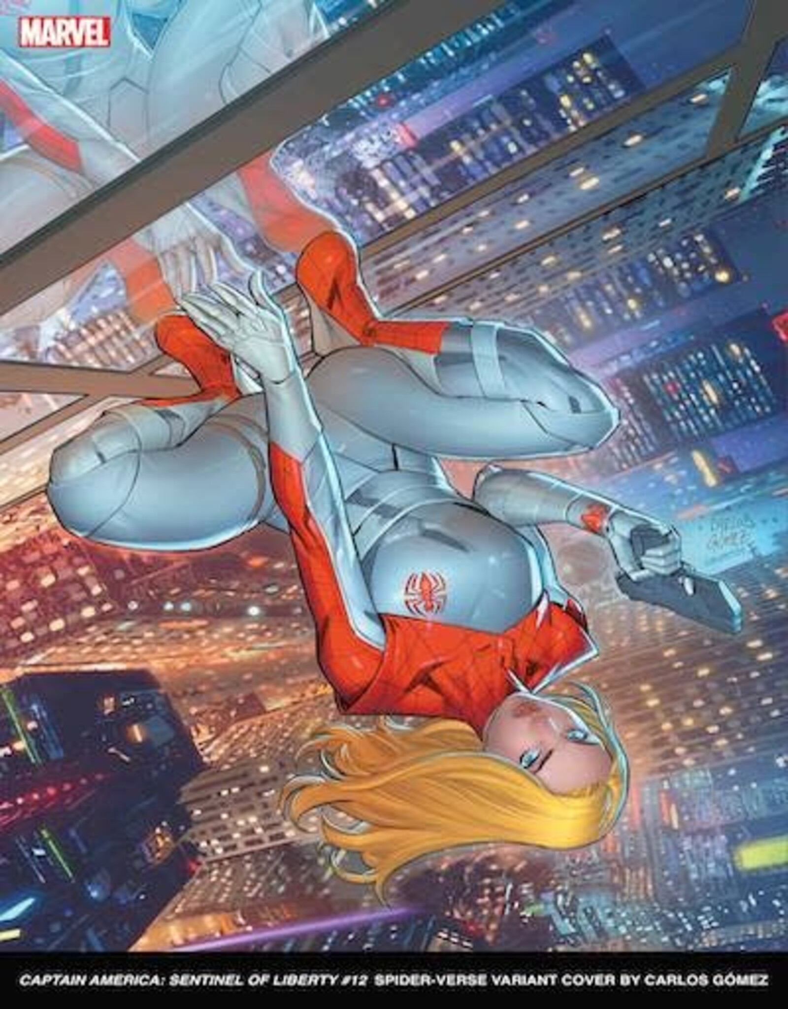 Marvel Comics Captain America Sentinel Of Liberty #12 Carlos Gomez Spider-Verse Variant