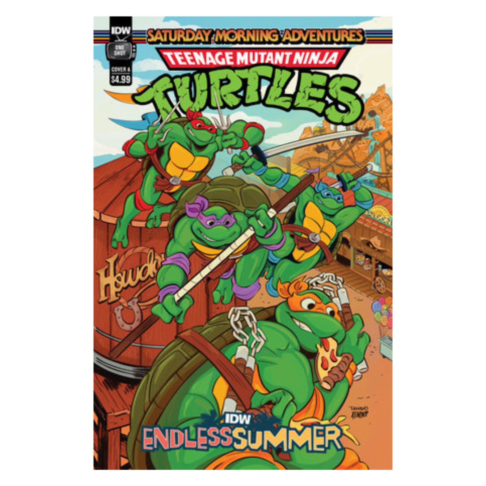 IDW Publishing IDW Endless Summer Teenage Mutant Ninja Turtles Saturday Morning Adventures Cover A Tango