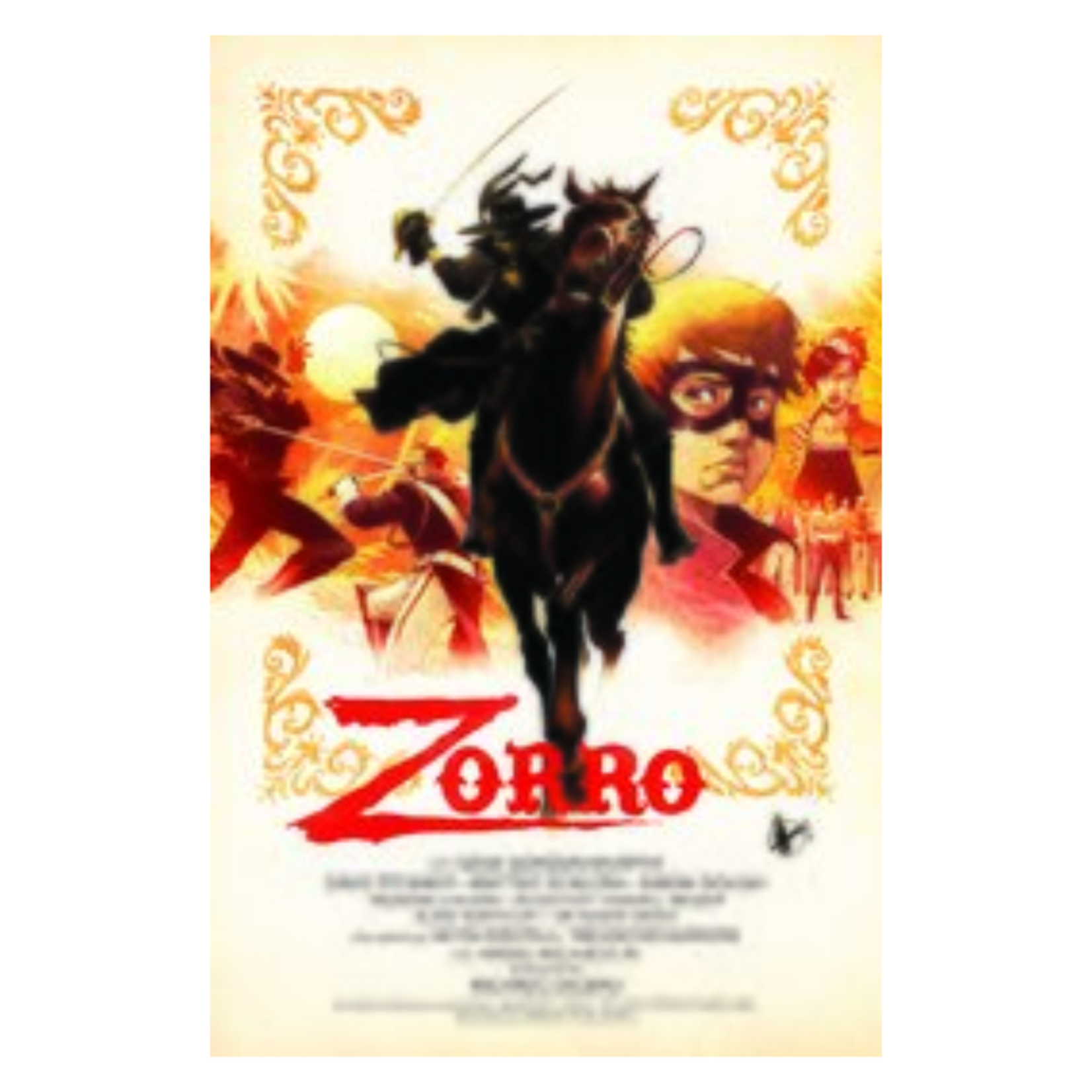 Massive Zorro Man Of The Dead #1 Cvr C Scalera Movie Poster H