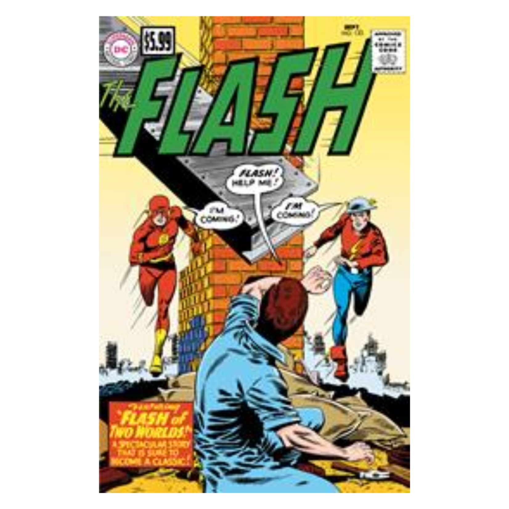 DC Comics Flash #123 Facsimile Edition Cvr C Carmine Infantino & Murphy Anderson Foil Var