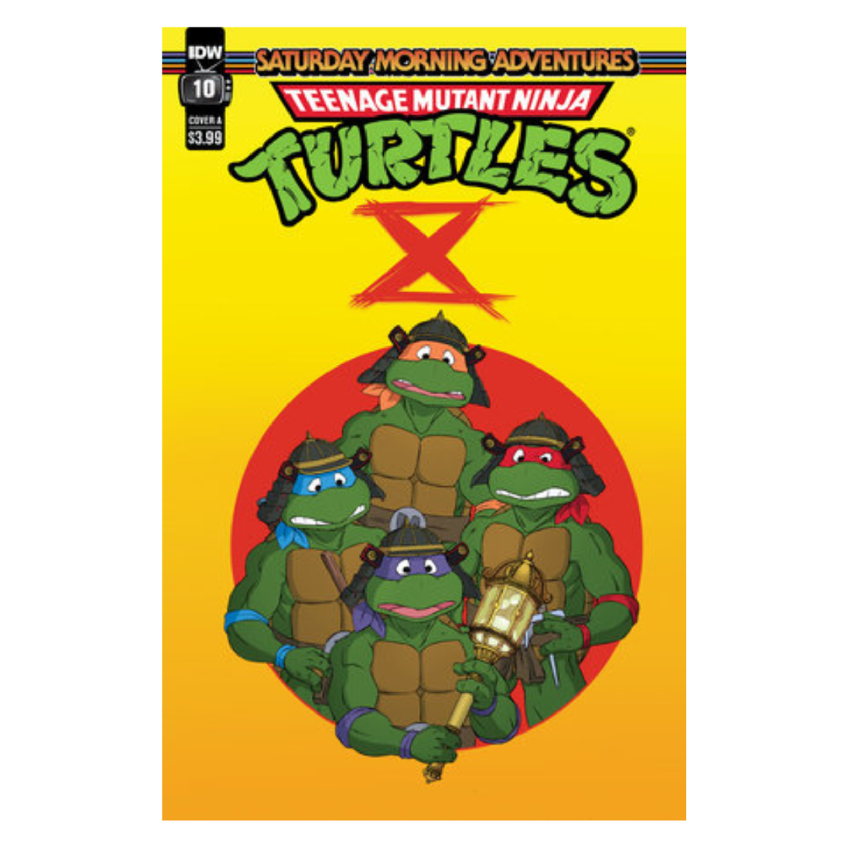 IDW Publishing Teenage Mutant Ninja Turtles Saturday Morning Adventures #10 Cover A Schoening