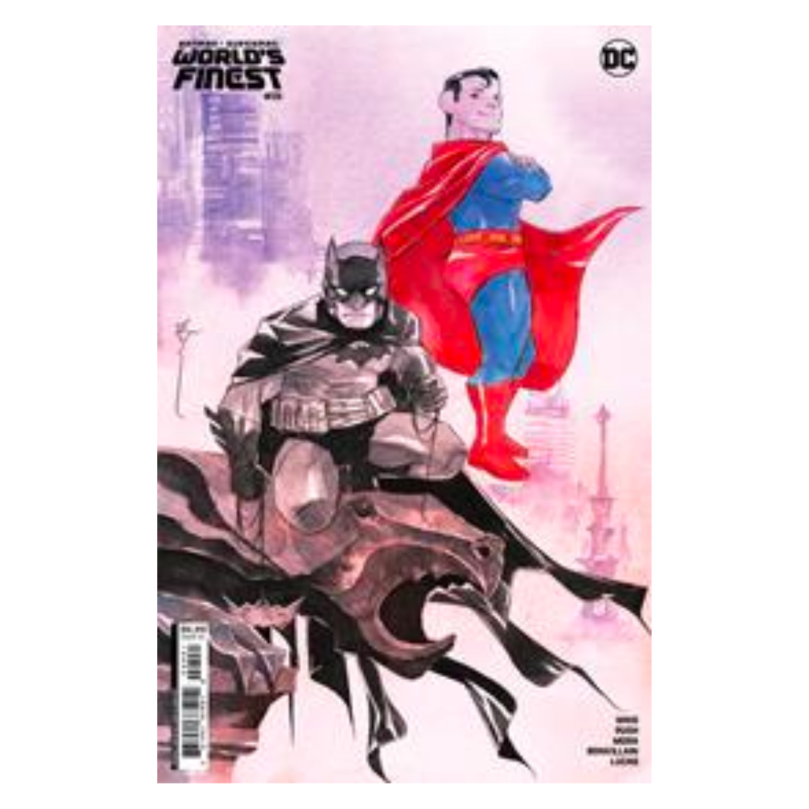 DC Comics Batman Superman Worlds Finest #25 Cvr C Dustin Nguyen Card Stock Var