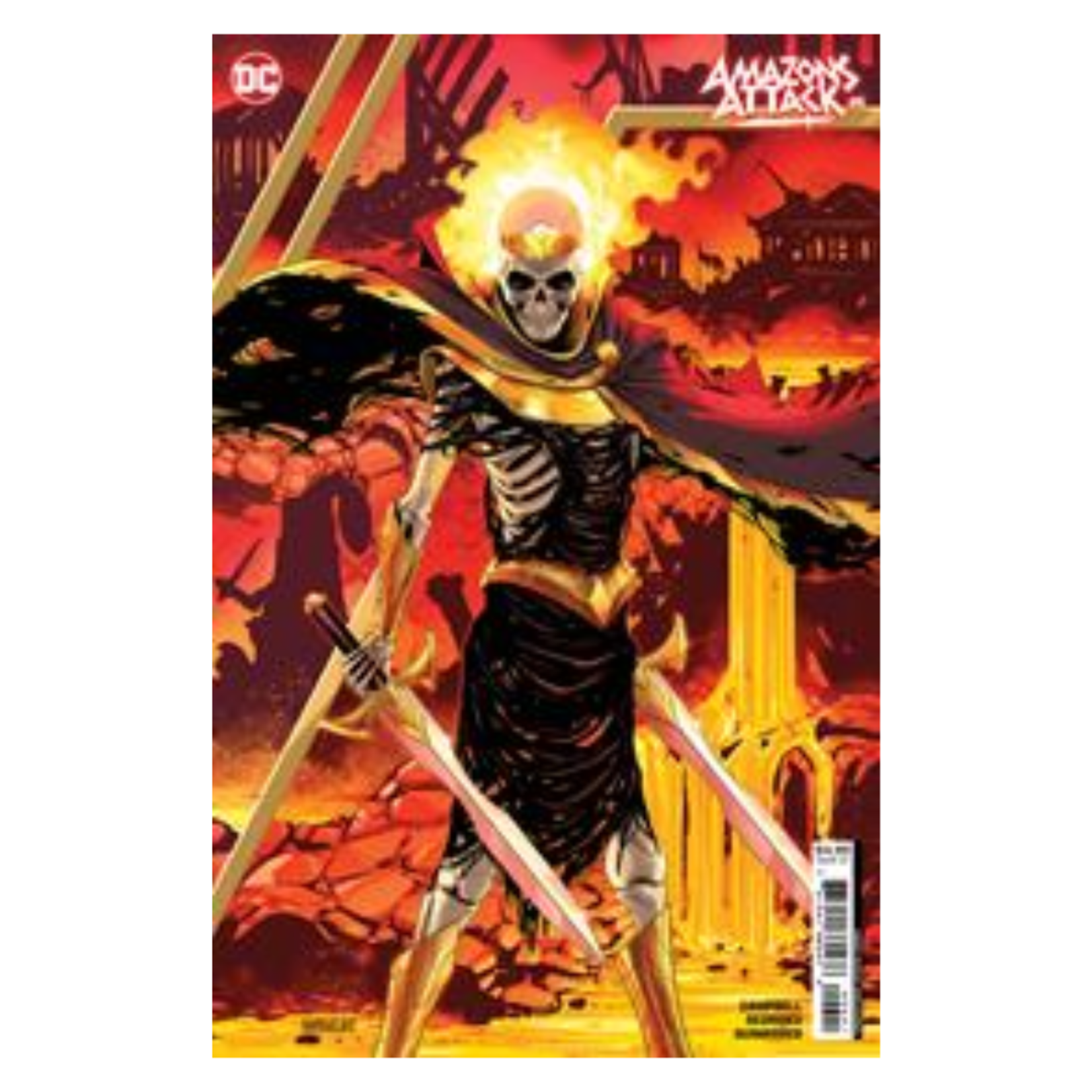 DC Comics Amazons Attack #6 Cvr C Vasco Georgiev Card Stock Var