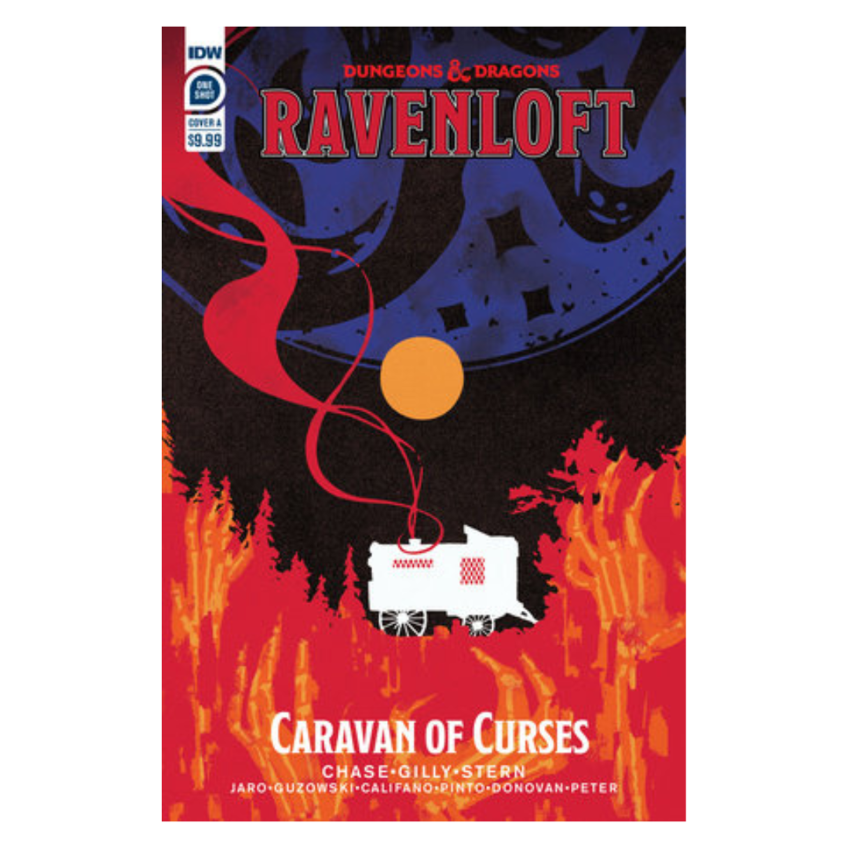 IDW Publishing Dungeons & Dragons Ravenloft Caravan of Curses Cover A Stern