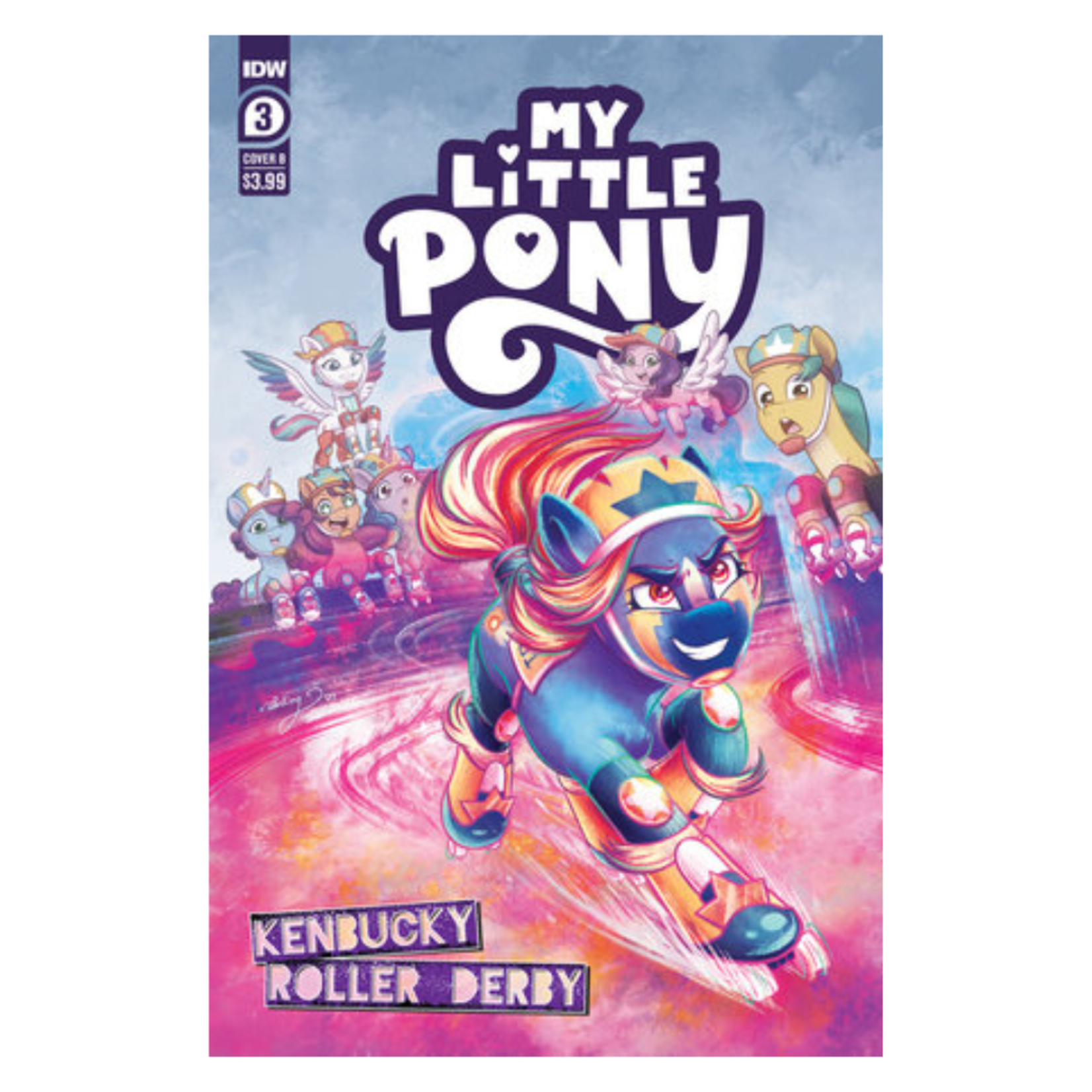 IDW Publishing My Little Pony Kenbucky Roller Derby #3 Variant B Starling