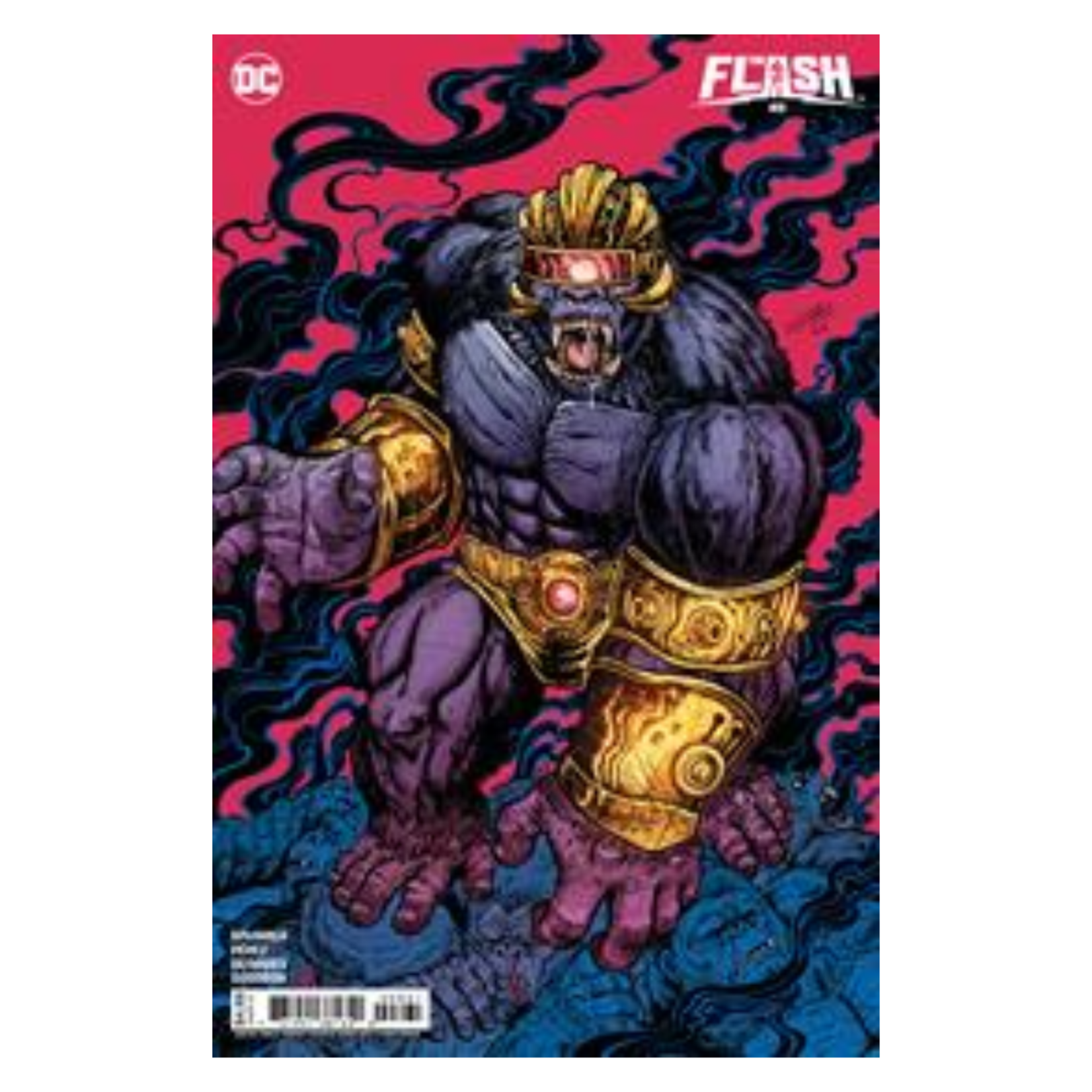 DC Comics Flash #8 Cvr D Maria Wolf April Fools Gorilla Grodd Card Stock Var