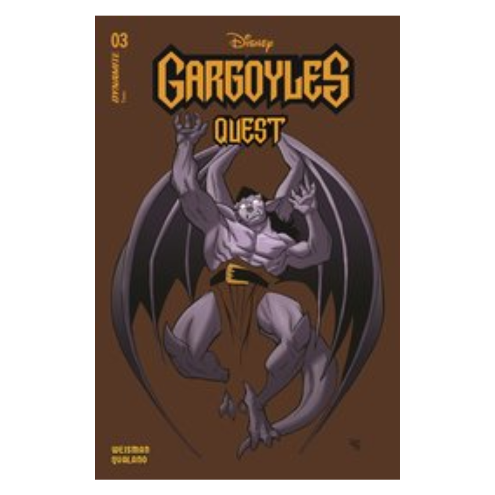 Dynamite Gargoyles Quest #3 Cvr C Moss Color Bleed