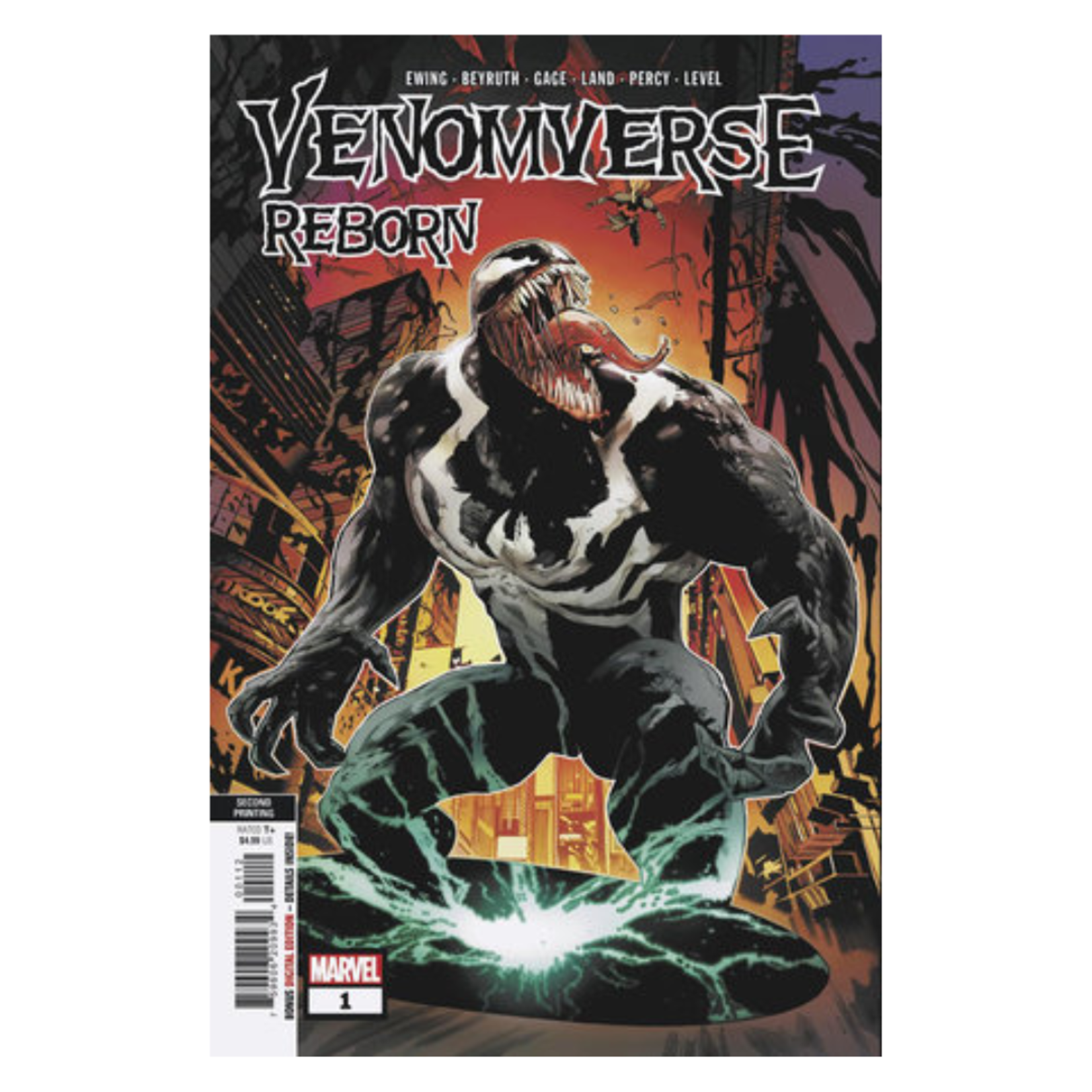 Marvel Comics Venomverse Reborn #1 Greg Land 2nd Ptg Variant