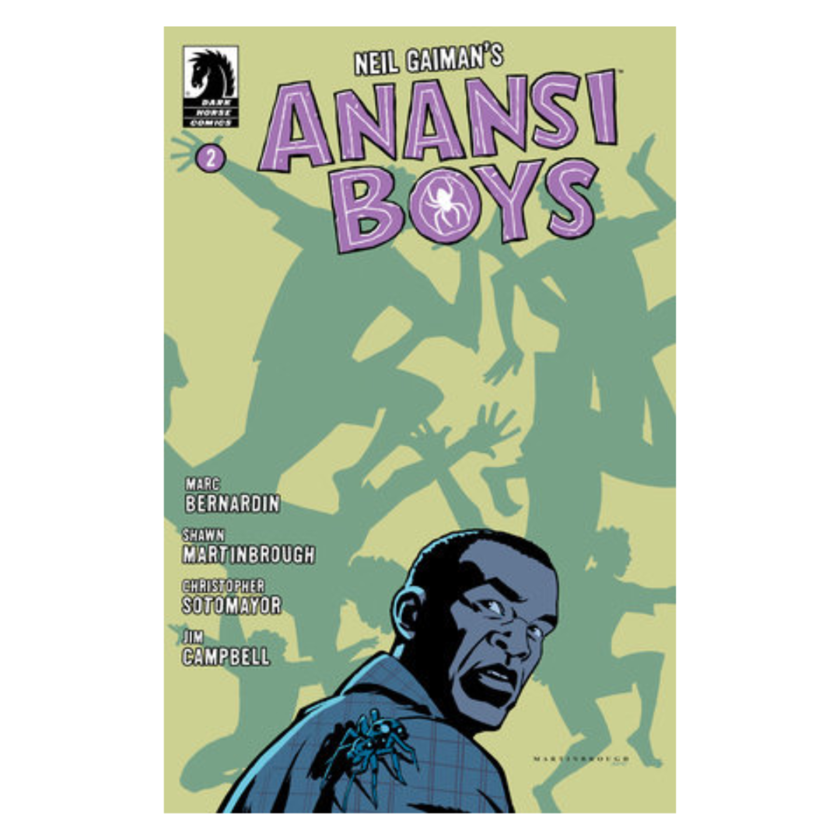 Dark Horse Comics Anansi Boys I #2 Cvr B Shawn Martinbrough