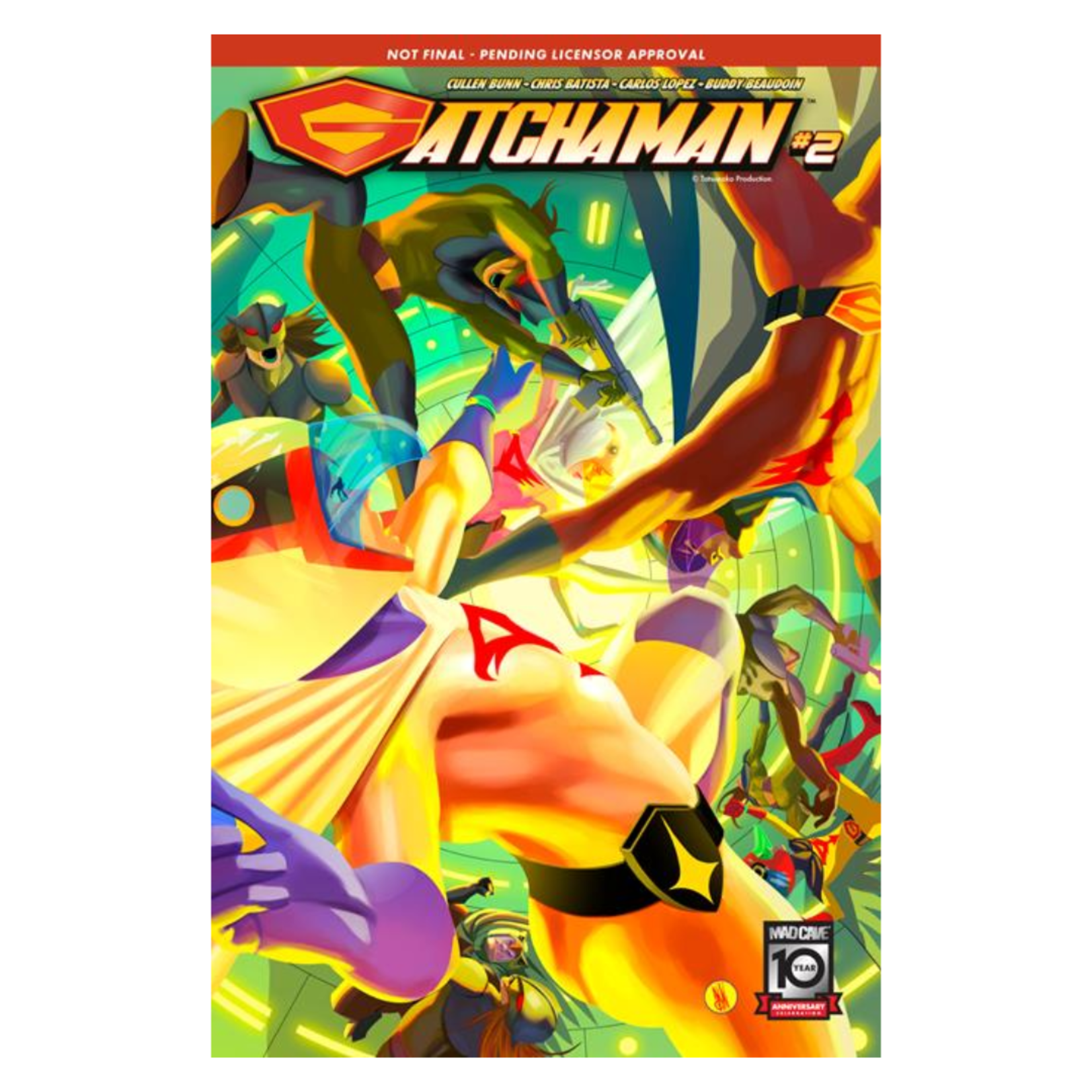 Mad Cave Studios Gatchaman #2 Cvr A Inaki Miranda