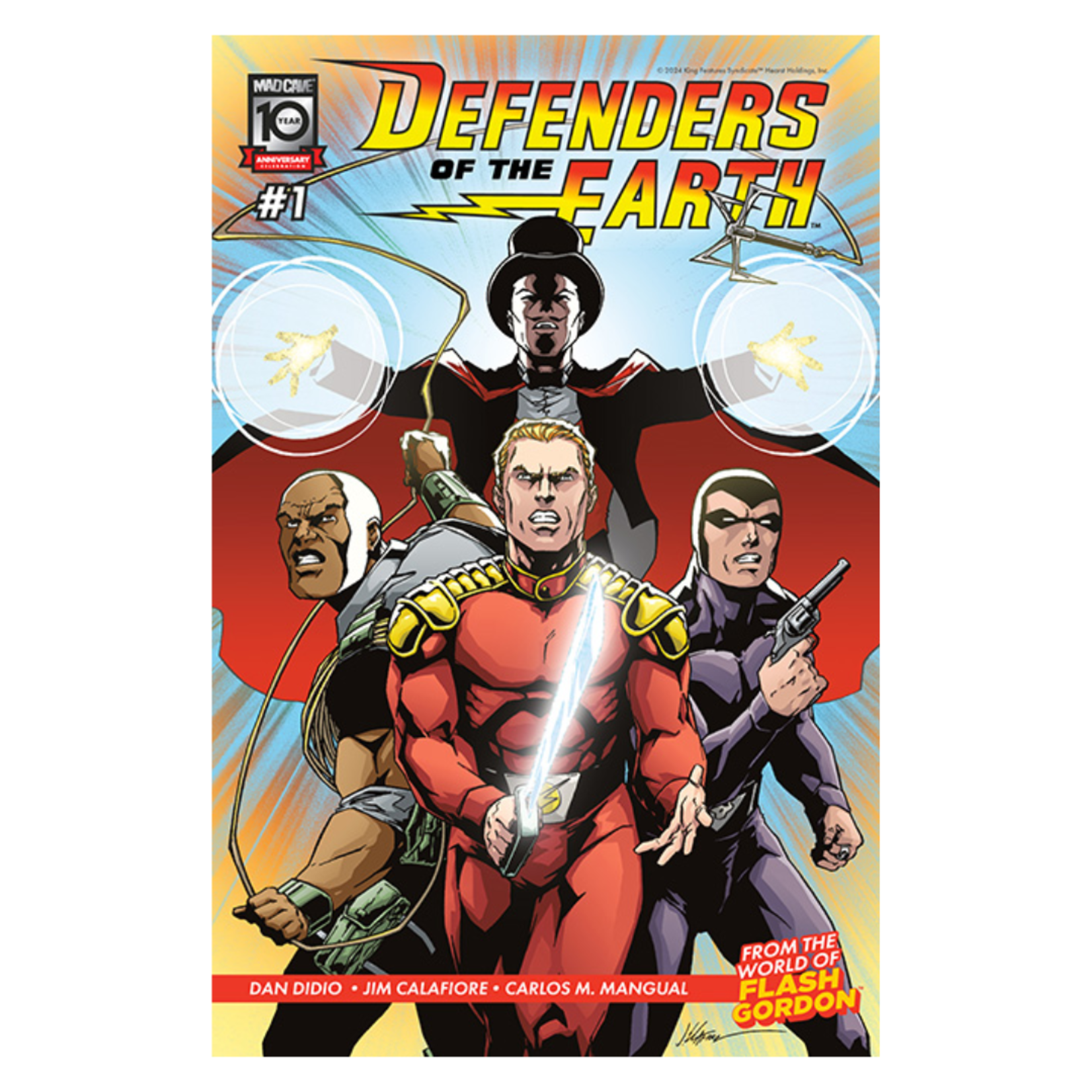 Mad Cave Studios Defenders Of The Earth #1 Cvr A Jim Calafiore