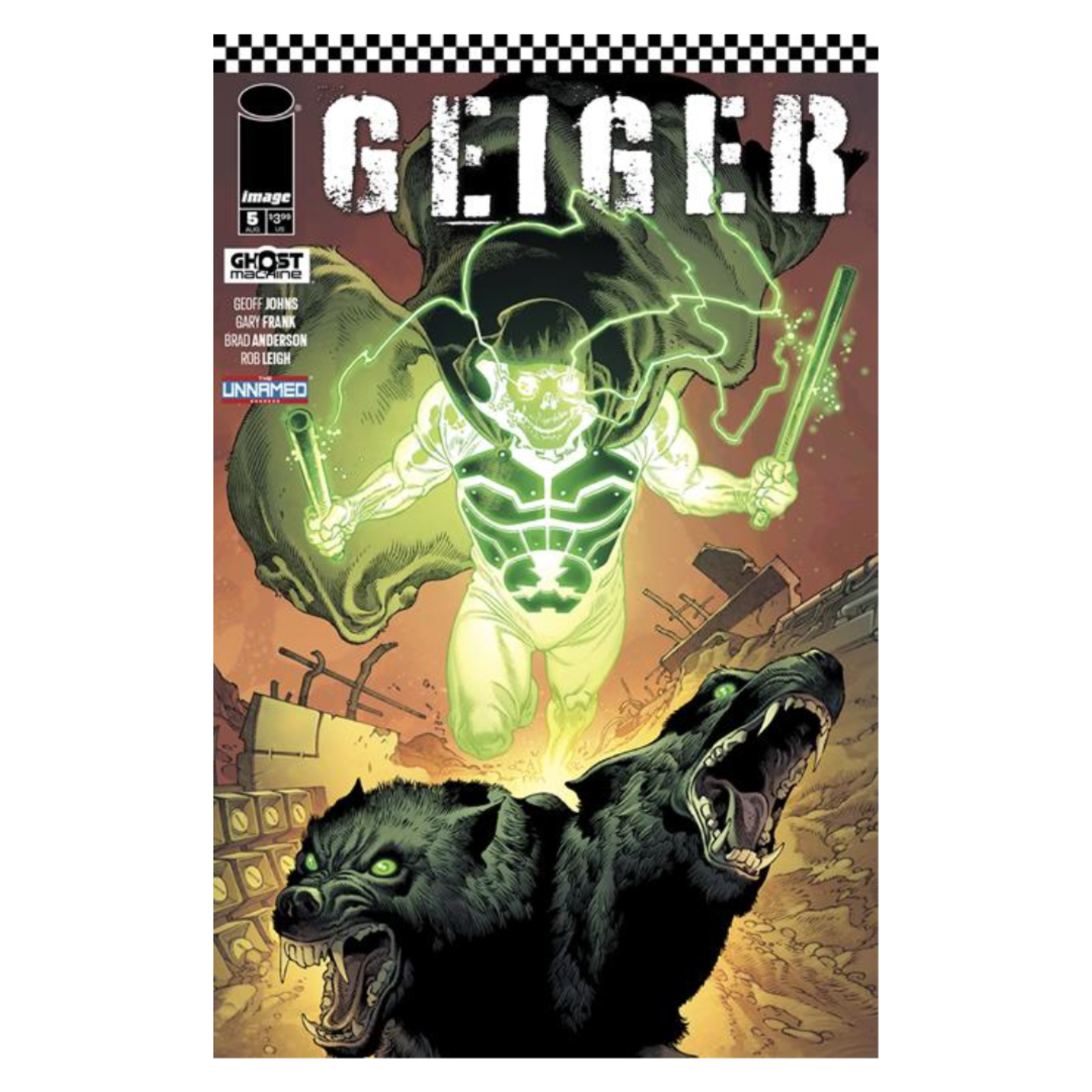 Image Comics Geiger #5 (2024) Cvr B Gabriel Rodríguez & Brad Anderson Var