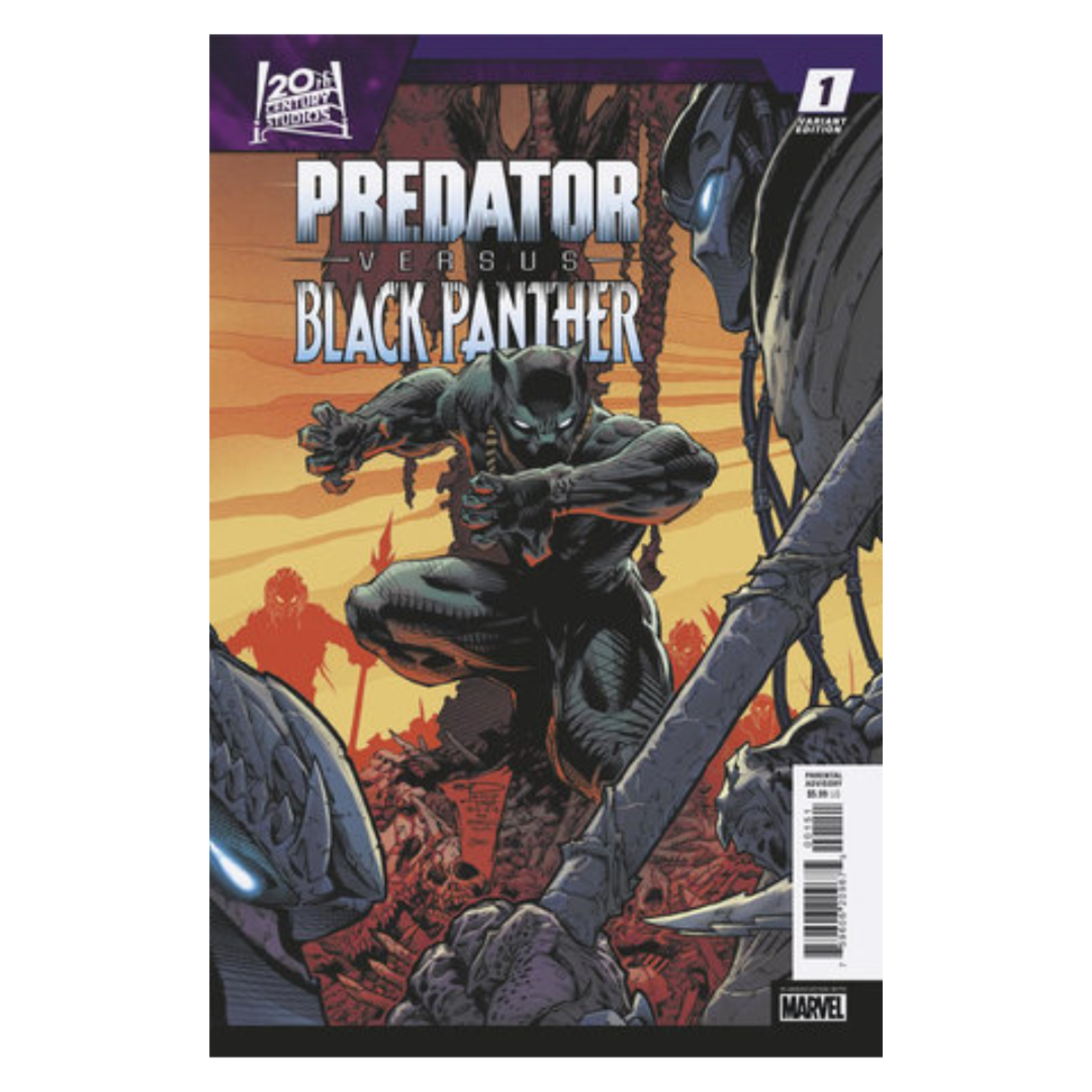 Marvel Comics Predator Vs. Black Panther #1 Philip Tan Variant