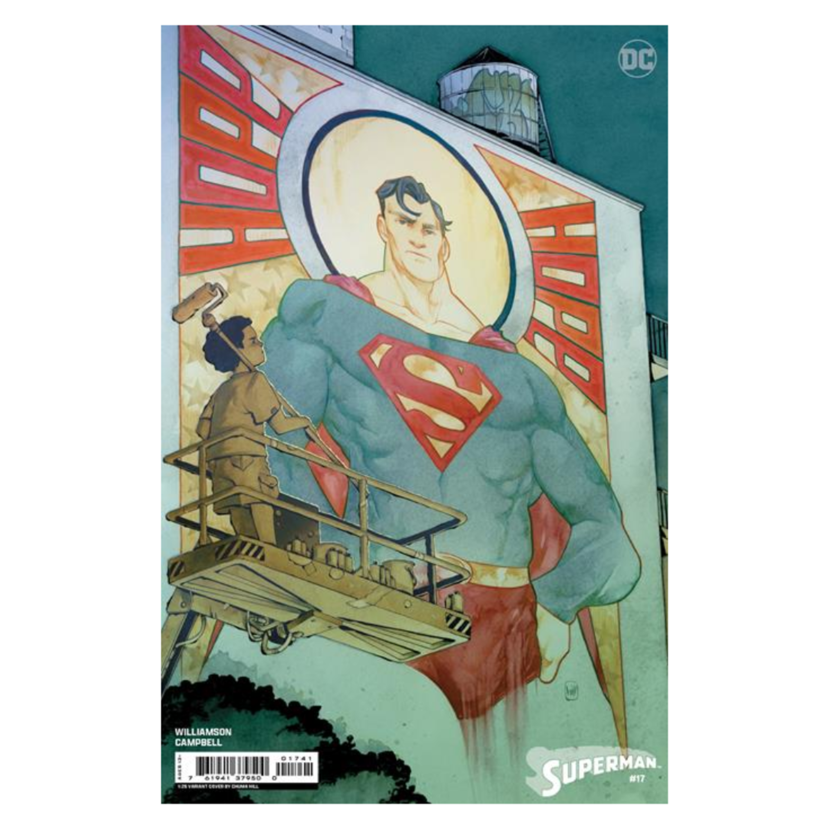 DC Comics Superman #17 Cvr H Inc 1:25 Chuma Hill Card Stock Var (Absolute Power)