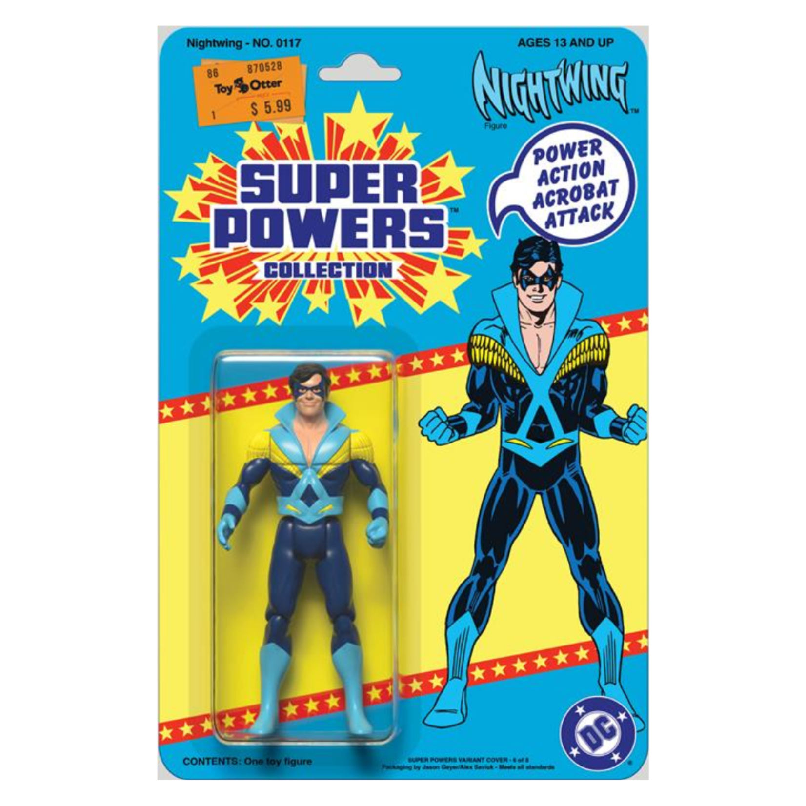 DC Comics Nightwing #117 Cvr D Jason Geyer & Alex Saviuk DC Super Powers Card Stock Var