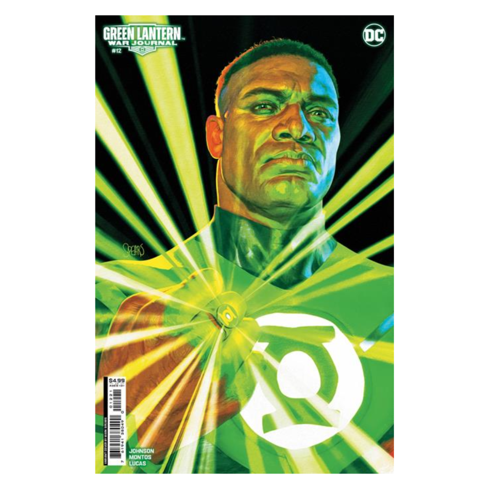 DC Comics Green Lantern War Journal #12 Cvr B Mark Spears Card Stock Var