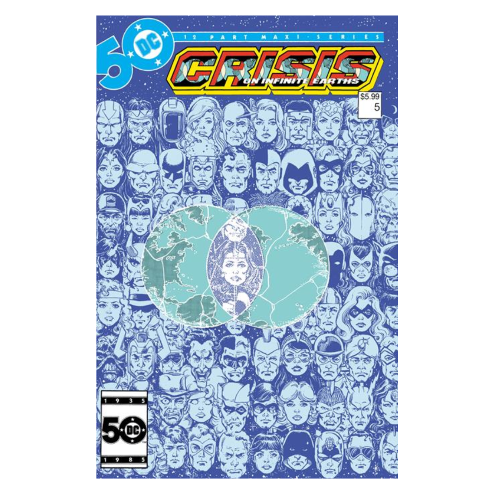 DC Comics Crisis On Infinite Earths #5 Facsimile Edition Cvr B George Perez Foil Var