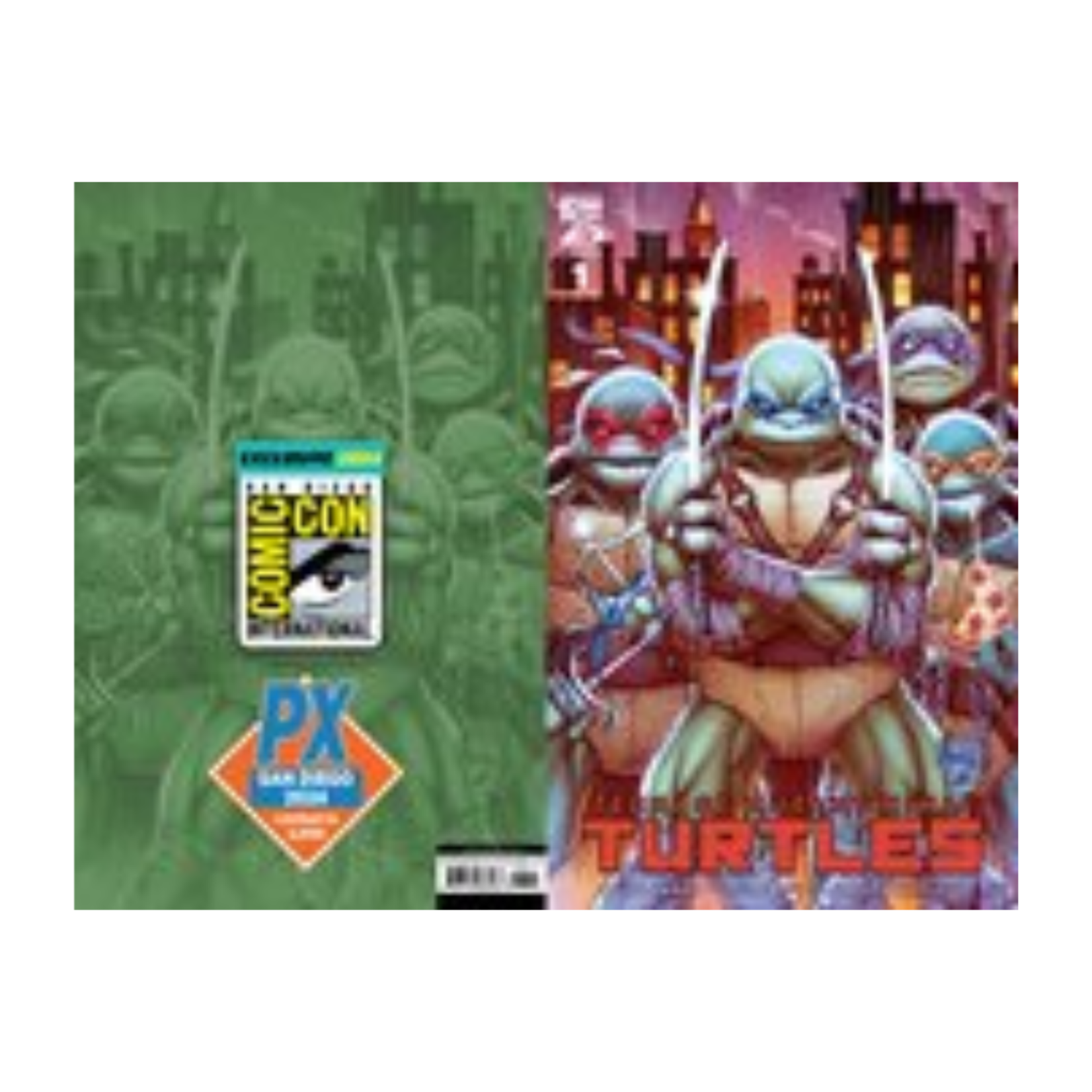 IDW Comics SDCC 2024 Teenage Mutant Ninja Turtles PX #1 Tucci Color