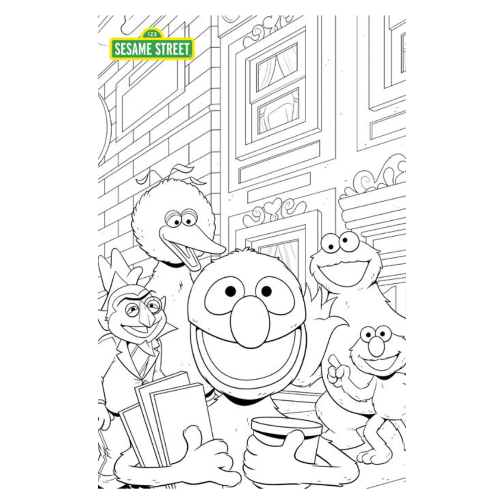 Oni Press Sesame Street #1 Cvr C Austin Baechle Coloring Book Sketch Var