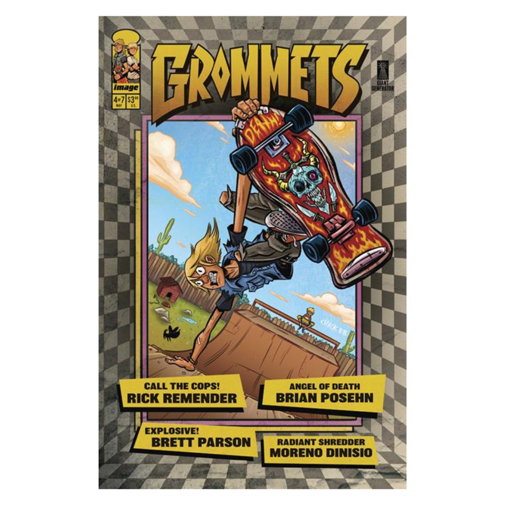 Image Comics Grommets #4 Cvr B Inc 1:10 Chuck BB Var