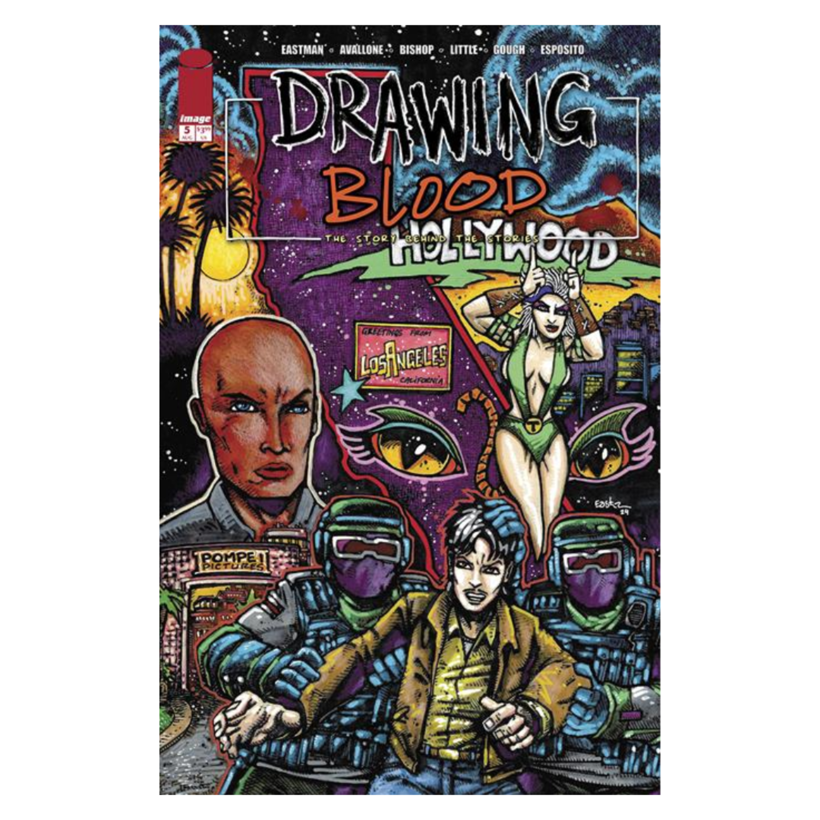 Image Comics Drawing Blood #5 Cvr A Kevin Eastman