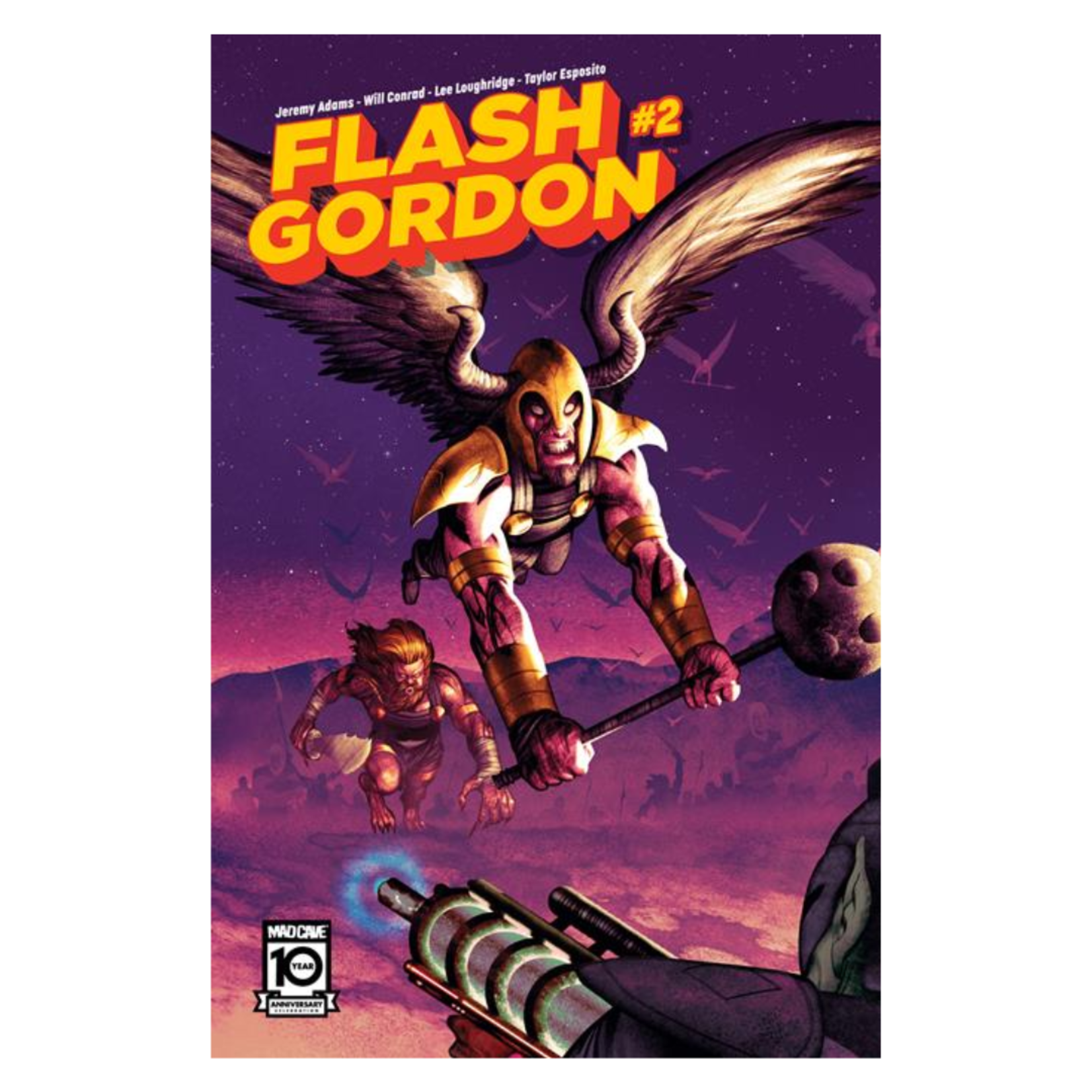 Mad Cave Studios Flash Gordon #2 Cvr B Frazer Irving Connecting Var