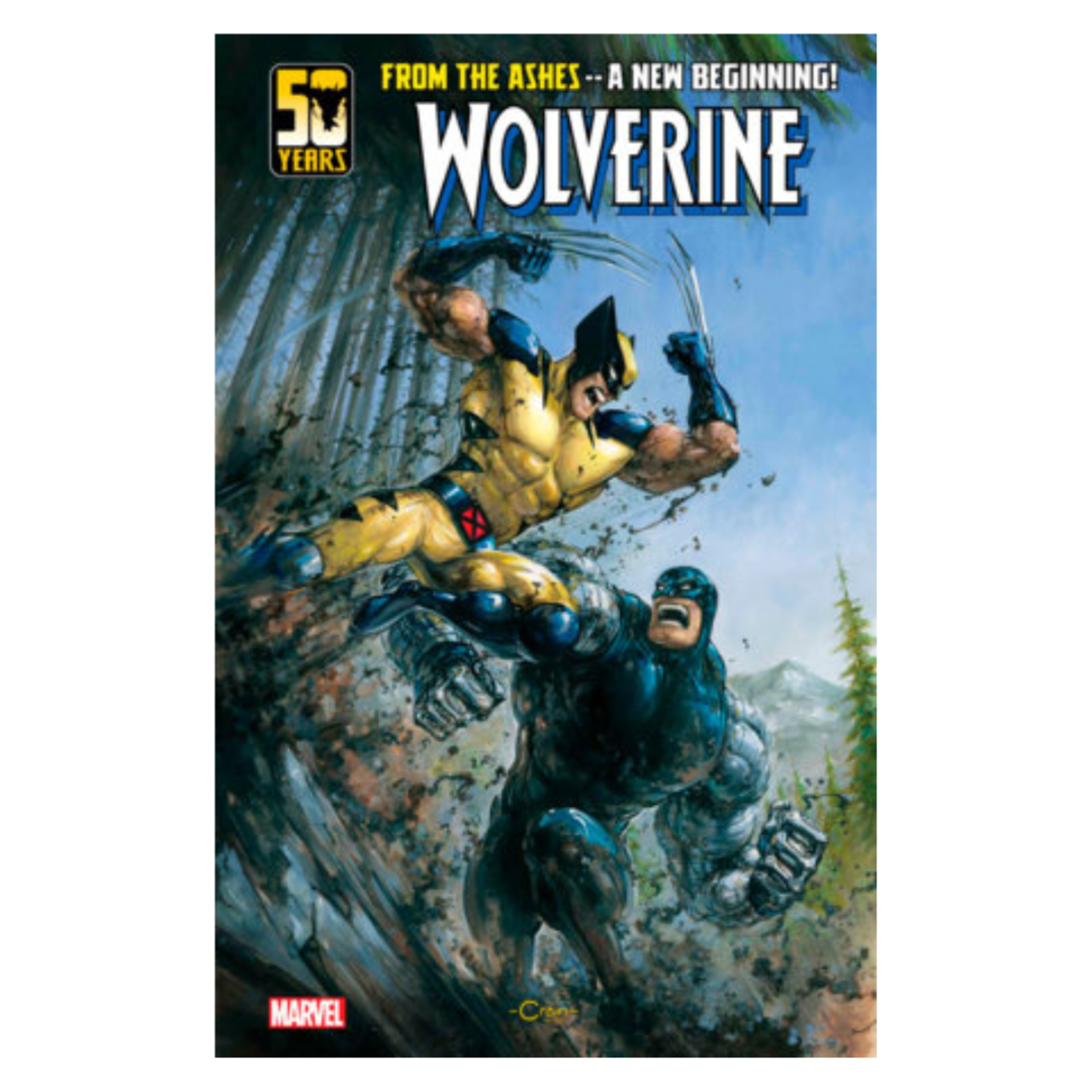 Marvel Comics Wolverine #1 Clayton Crain Variant