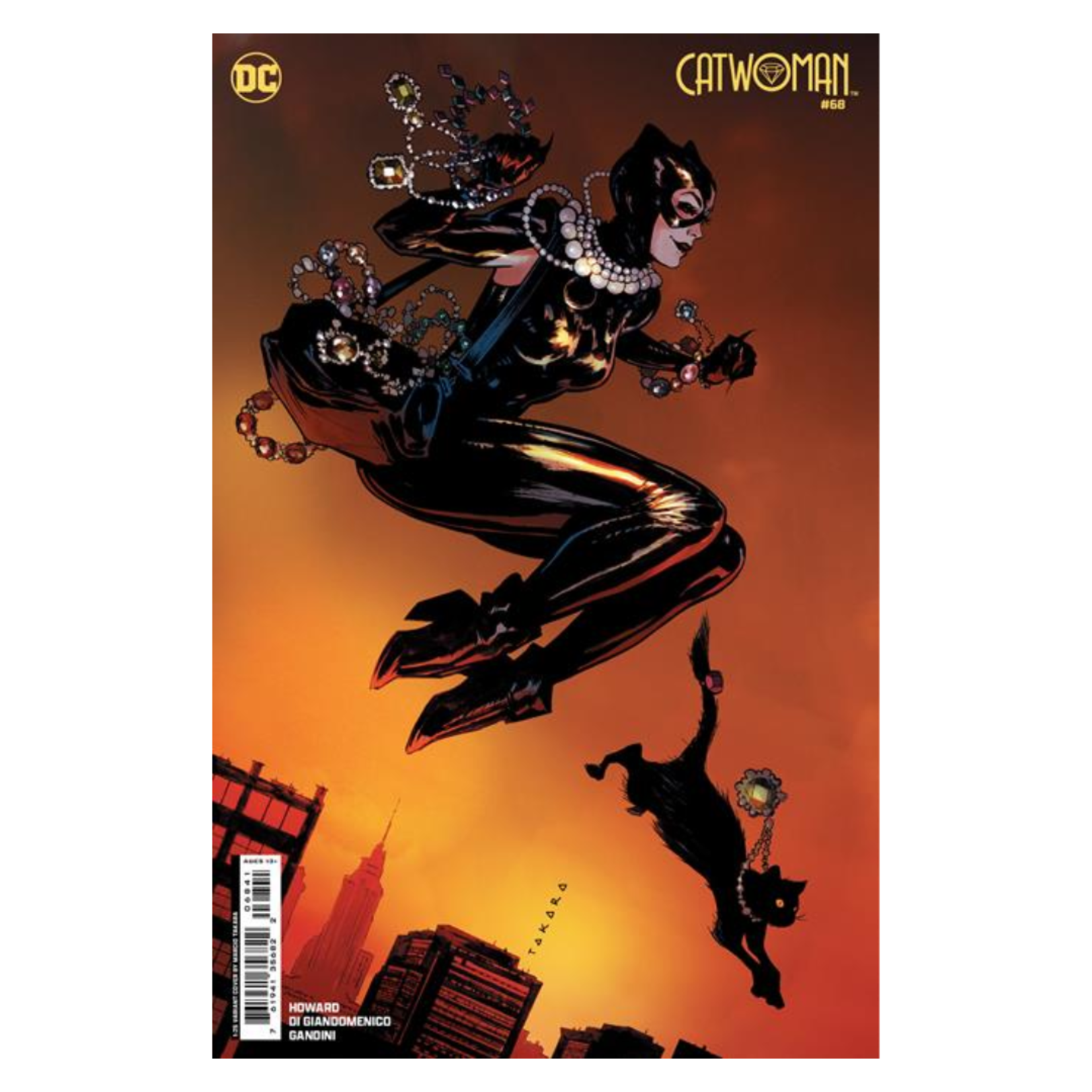 DC Comics Catwoman #68 Cvr E Inc 1:25 Marcio Takara Card Stock Var