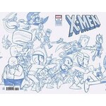 Marvel Comics X-Men #14 Chris Giarrusso Marvel Universe Connecting Blue Line Sketch Wrap 1:50 Variant G