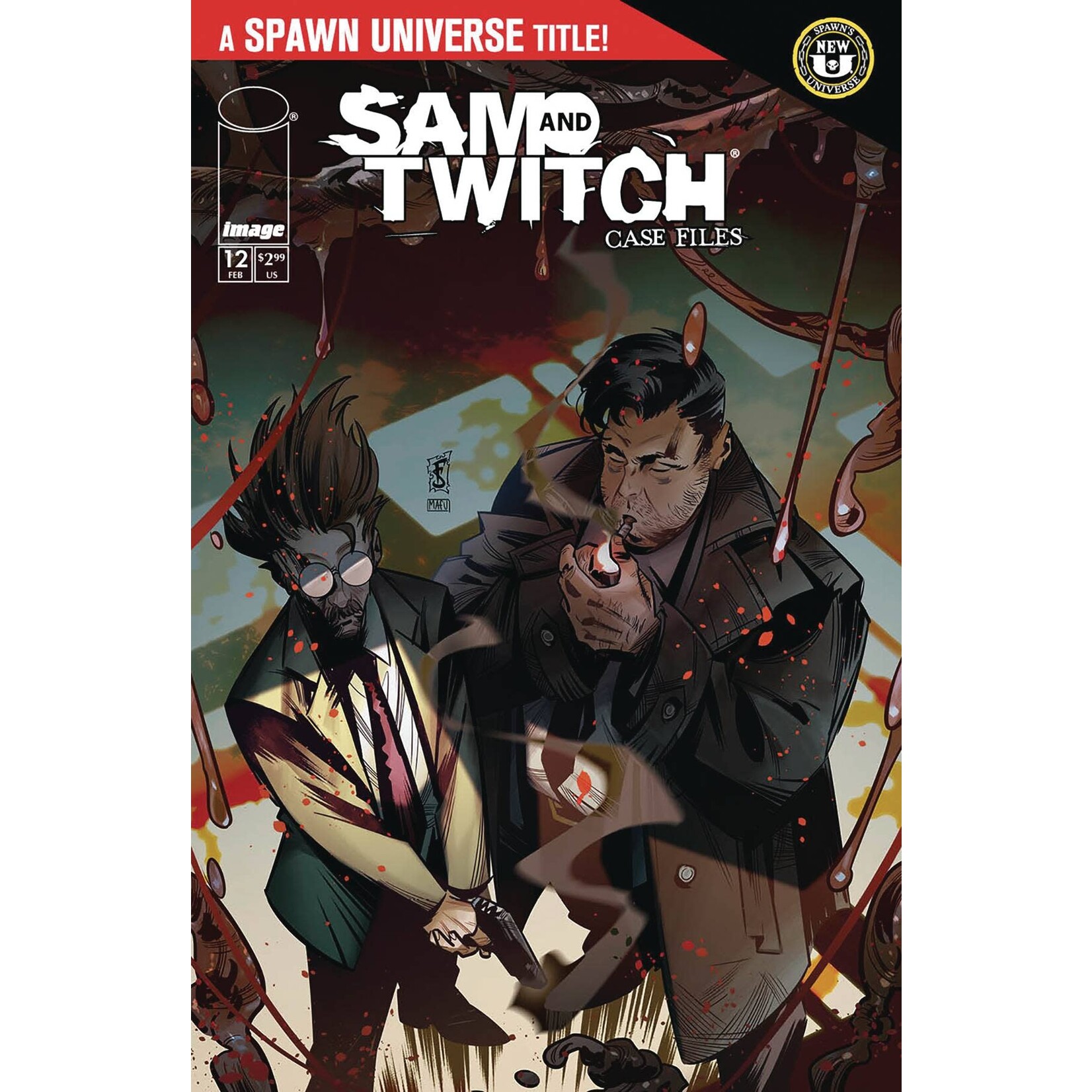 Image Comics Spawn Sam And Twitch Case Files #12 Cvr A Federico Sabbatini