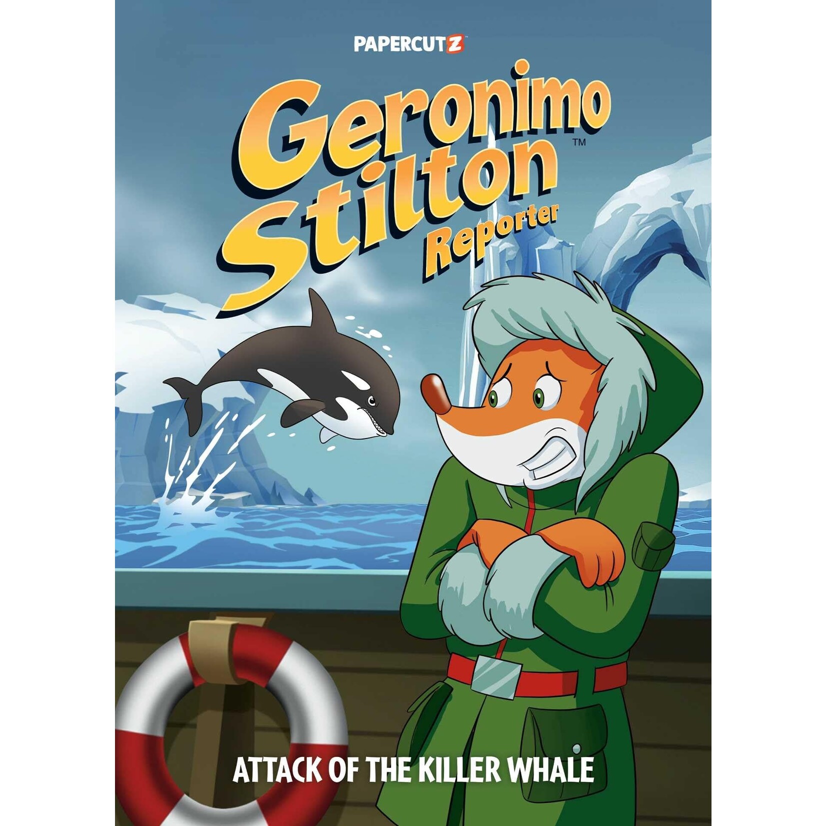 Papercutz Geronimo Stilton Reporter HC Vol 18 Attack Of The Killer Whale
