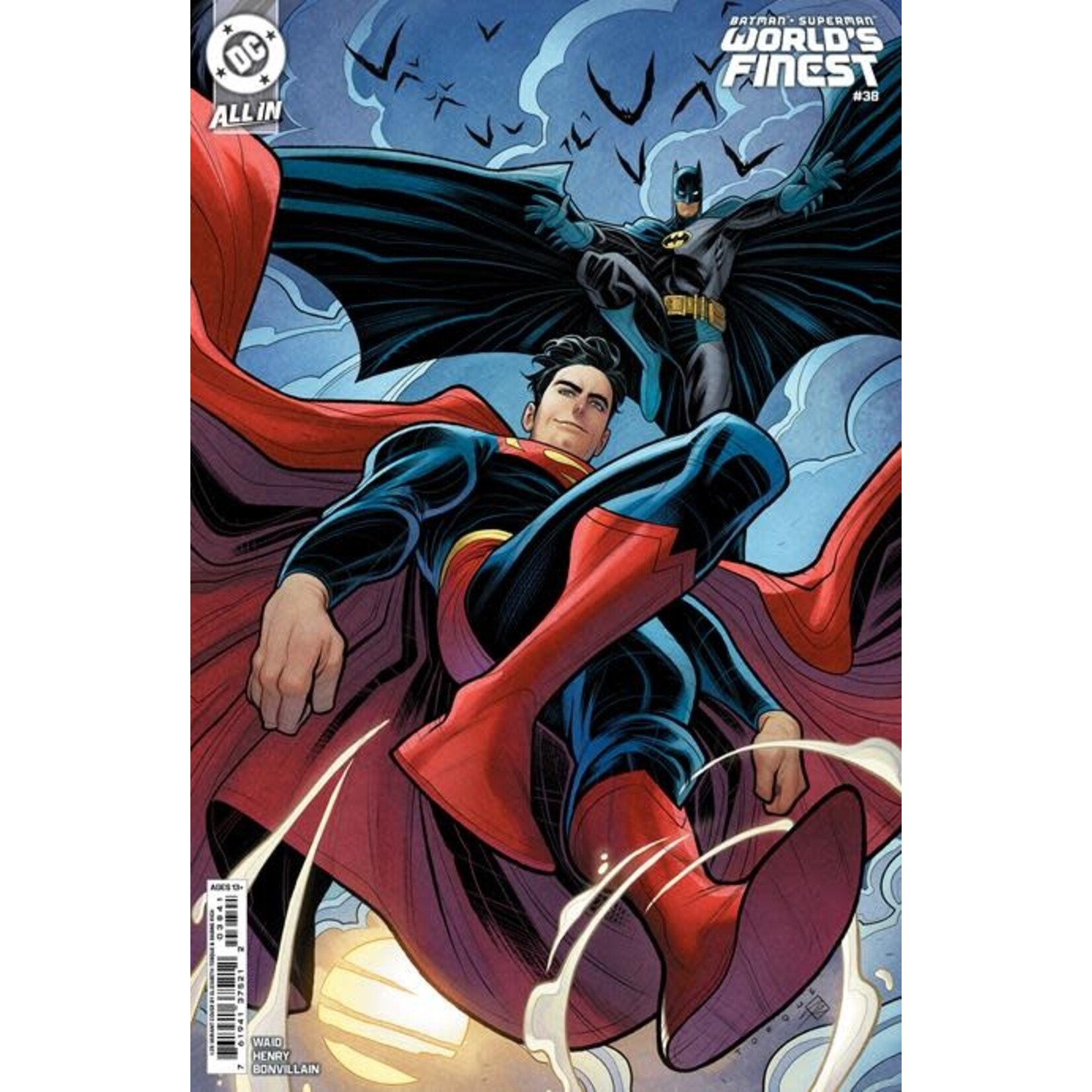 DC Comics Batman Superman Worlds Finest #38 Cvr E Inc 1:25 Elizabeth Torque Card Stock Var (We Are Yesterday)