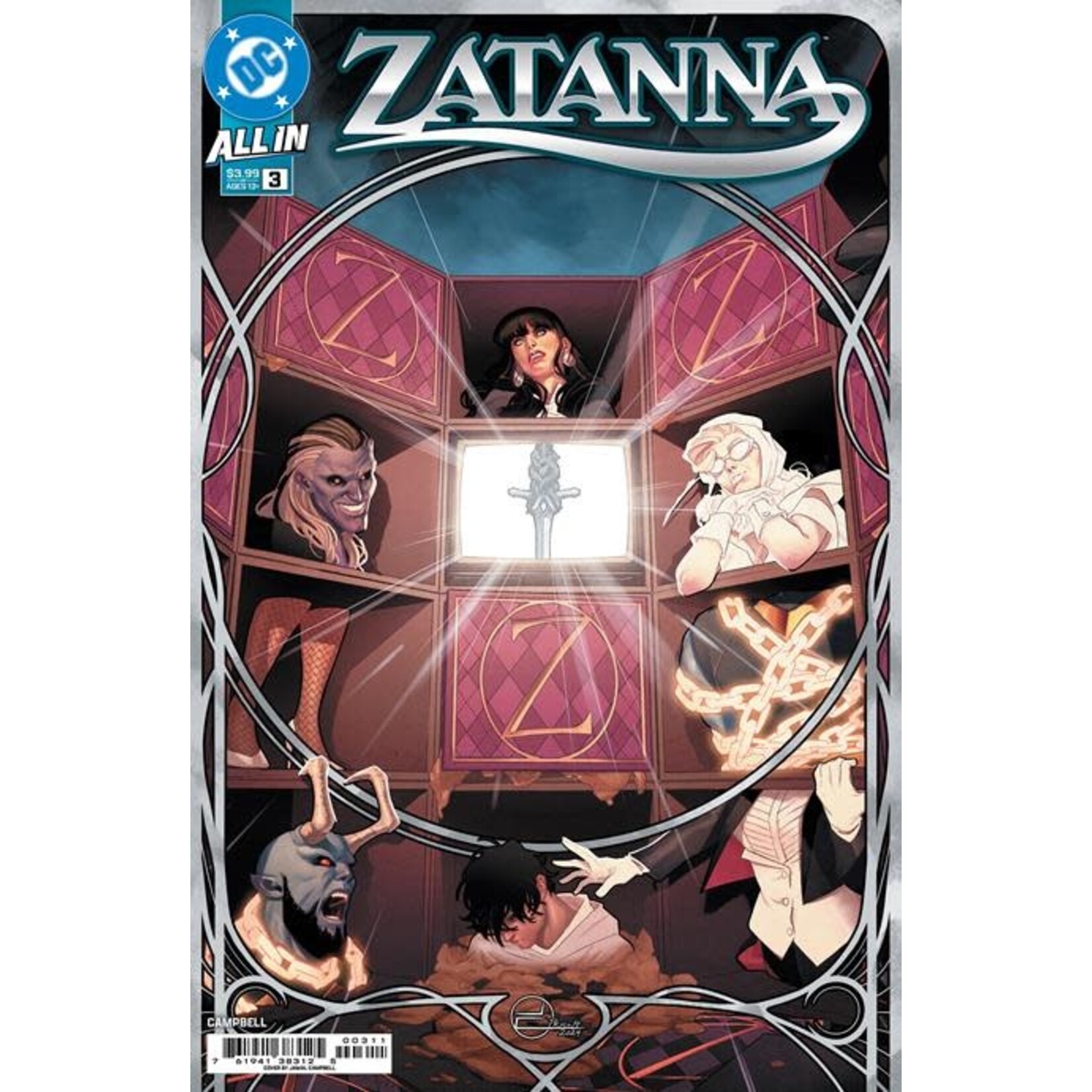 DC Comics Zatanna #3 Cvr A Jamal Campbell