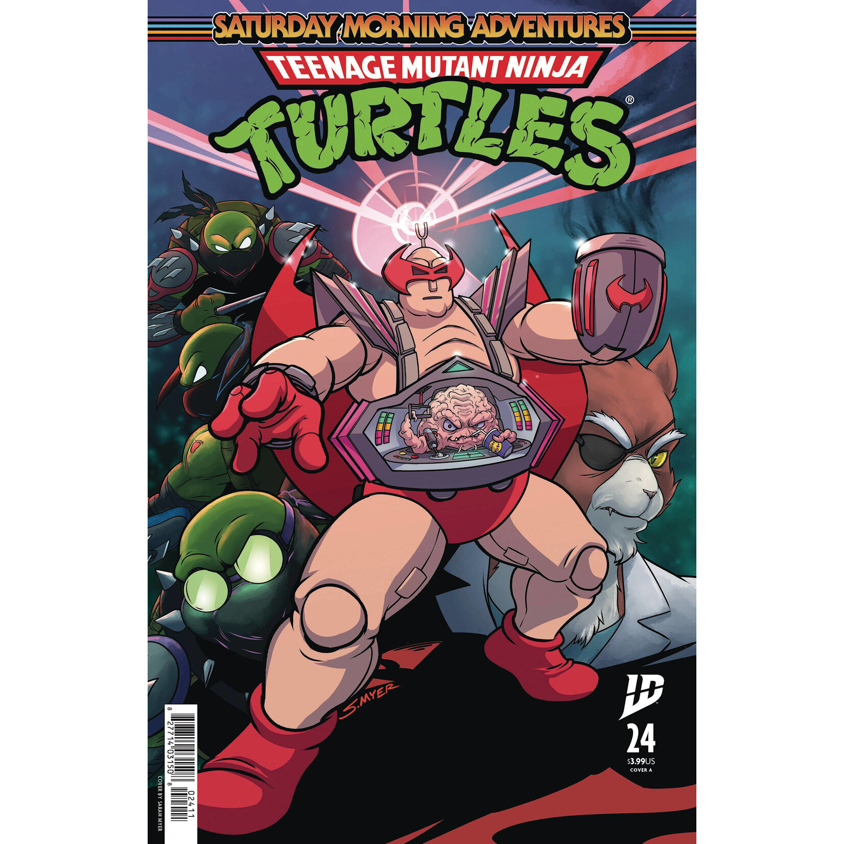 IDW Publishing Teenage Mutant Ninja Turtles Saturday Morning Adventures #24 Cover A Myer