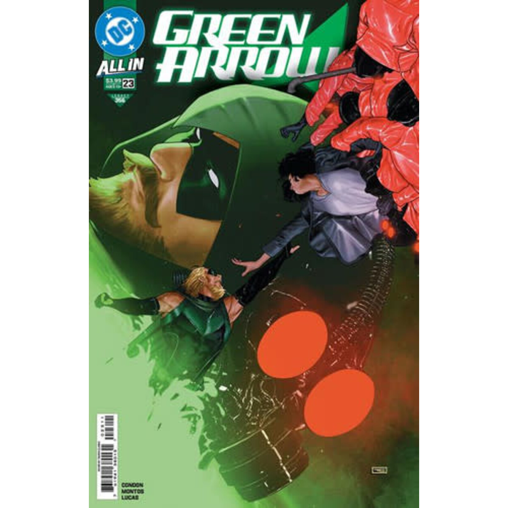 DC Comics Green Arrow #23 Cvr A Taurin Clarke