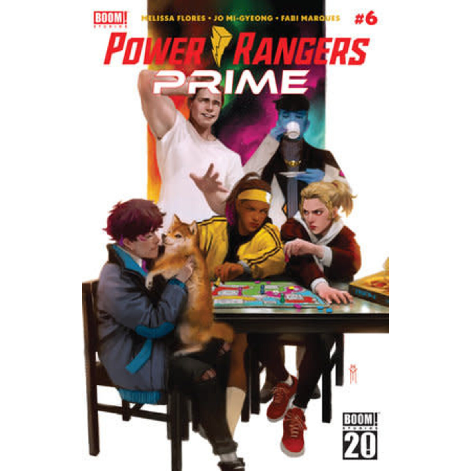 Boom Entertainment Power Rangers Prime #6 C Boom 20th Anniversary Variant Dressed Mercado