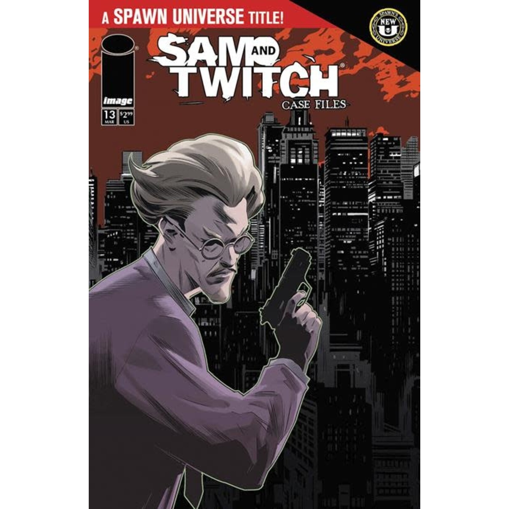 Image Comics Spawn Sam And Twitch Case Files #13 Cvr B Marco Failla Connecting Twitch Var