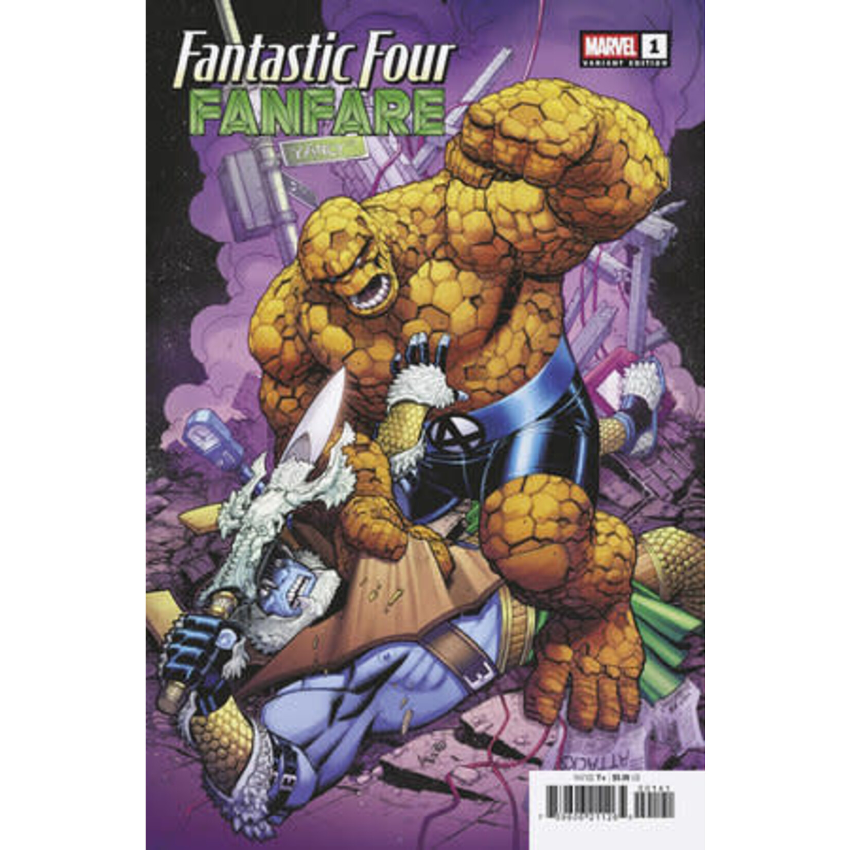 Marvel Comics Fantastic Four Fanfare #1 Nick Bradshaw Variant