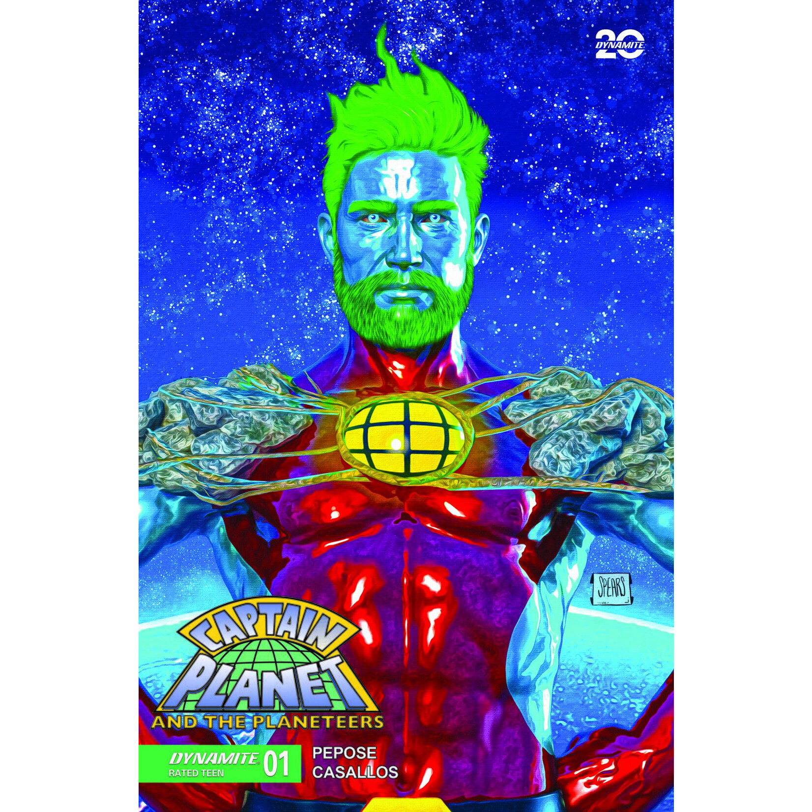 Dynamite Captain Planet #1 Cvr A Spears