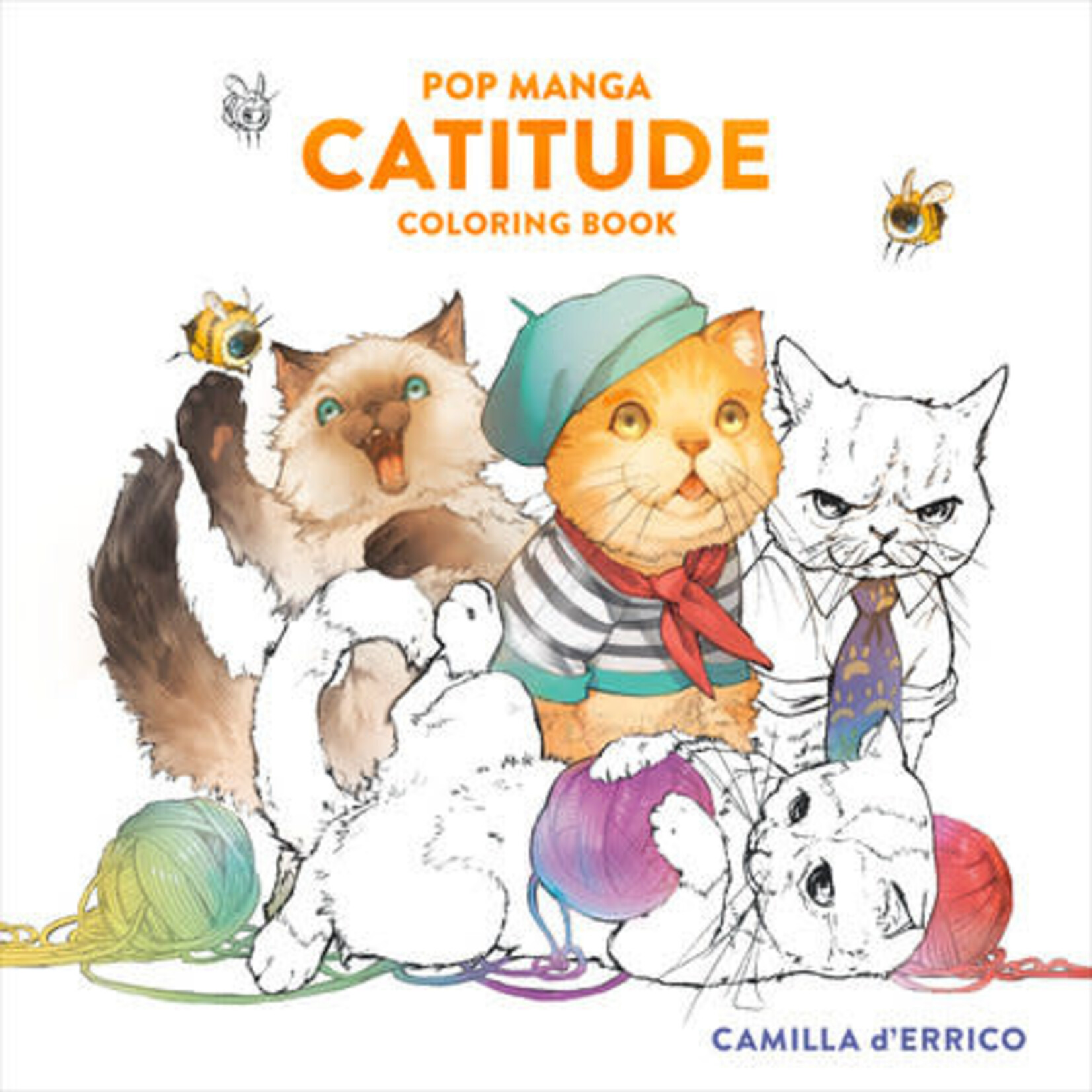 Penguin Random House Pop Manga Catitude Coloring Book