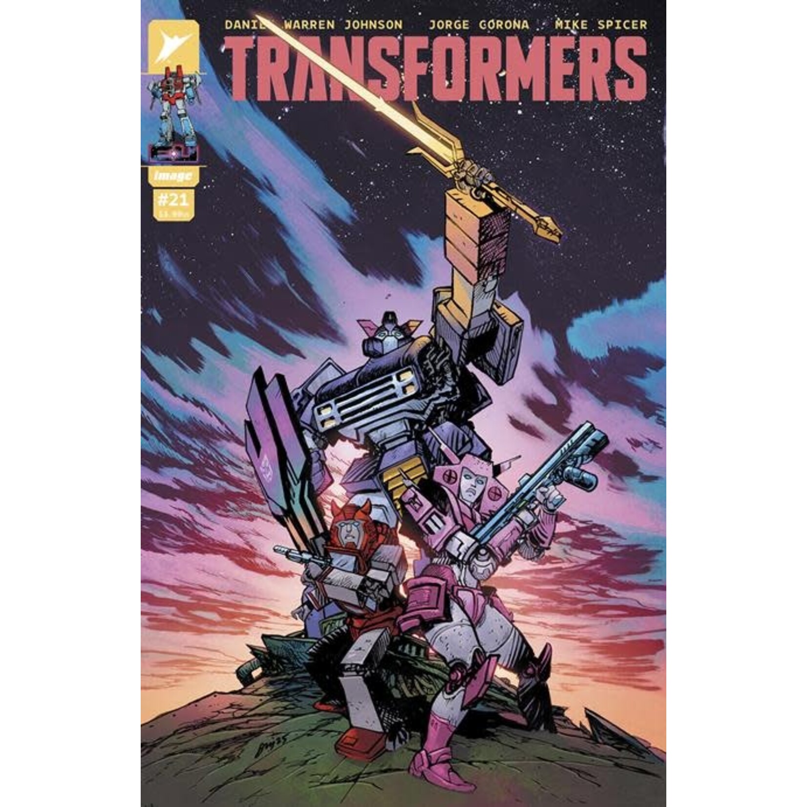 Image Comics Transformers #21 Cvr A Daniel Warren Johnson & Mike Spicer