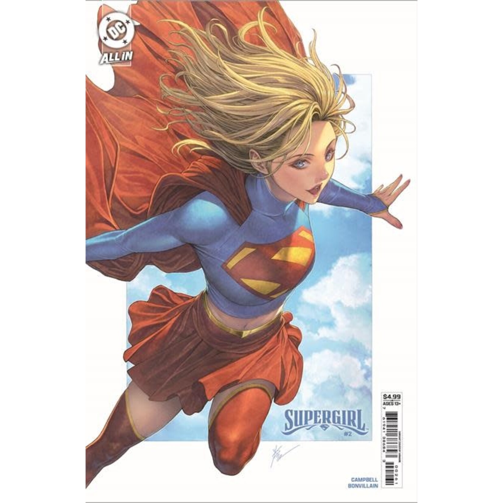 DC Comics Supergirl #2 Cvr C Homare Card Stock Var