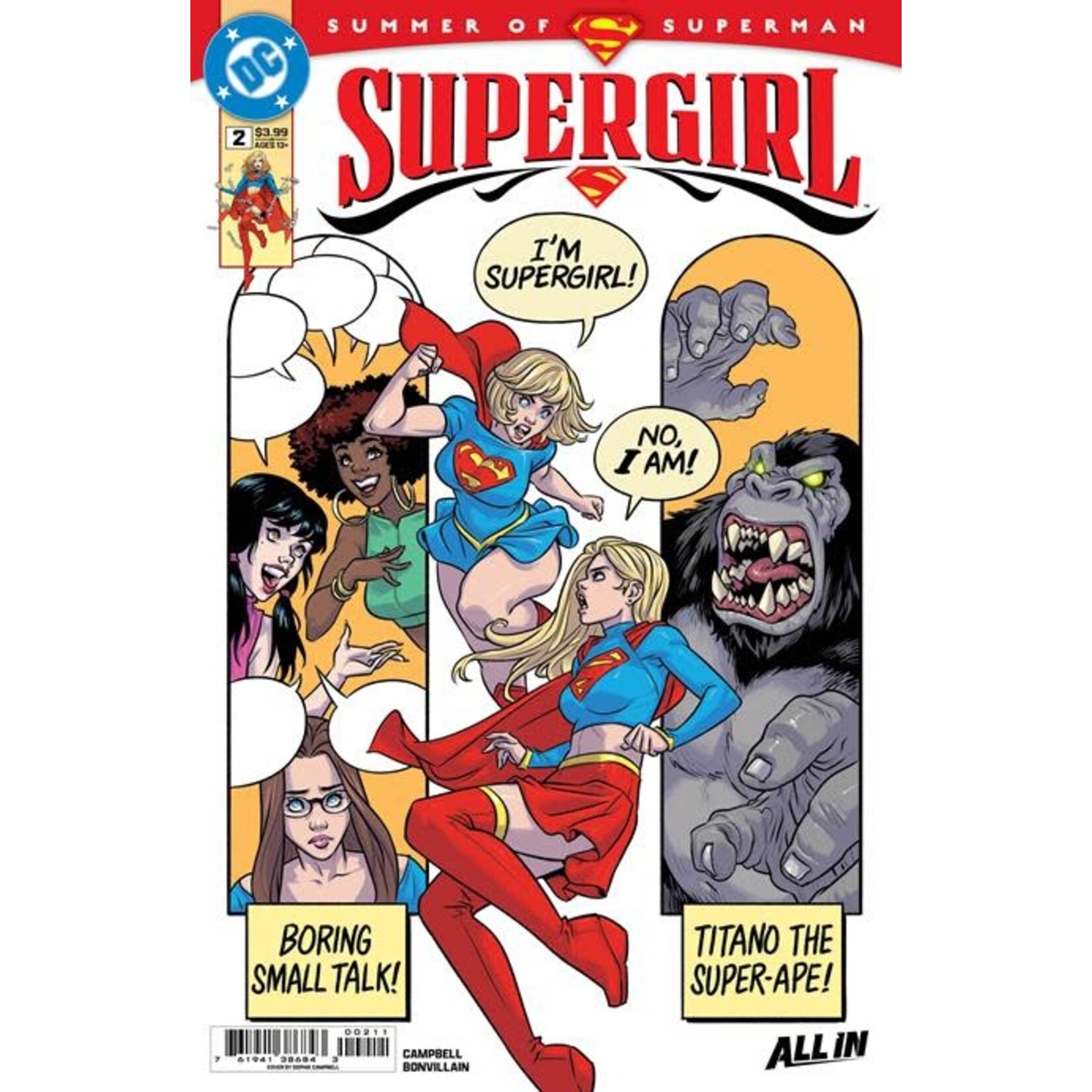 DC Comics Supergirl #2 Cvr A Sophie Campbell