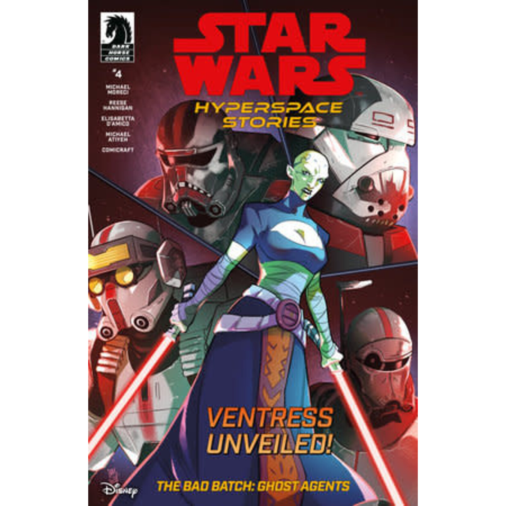 Dark Horse Comics Star Wars Hyperspace Stories The Bad Batchghost Agents #4 Cvr A Valeria Favoccia