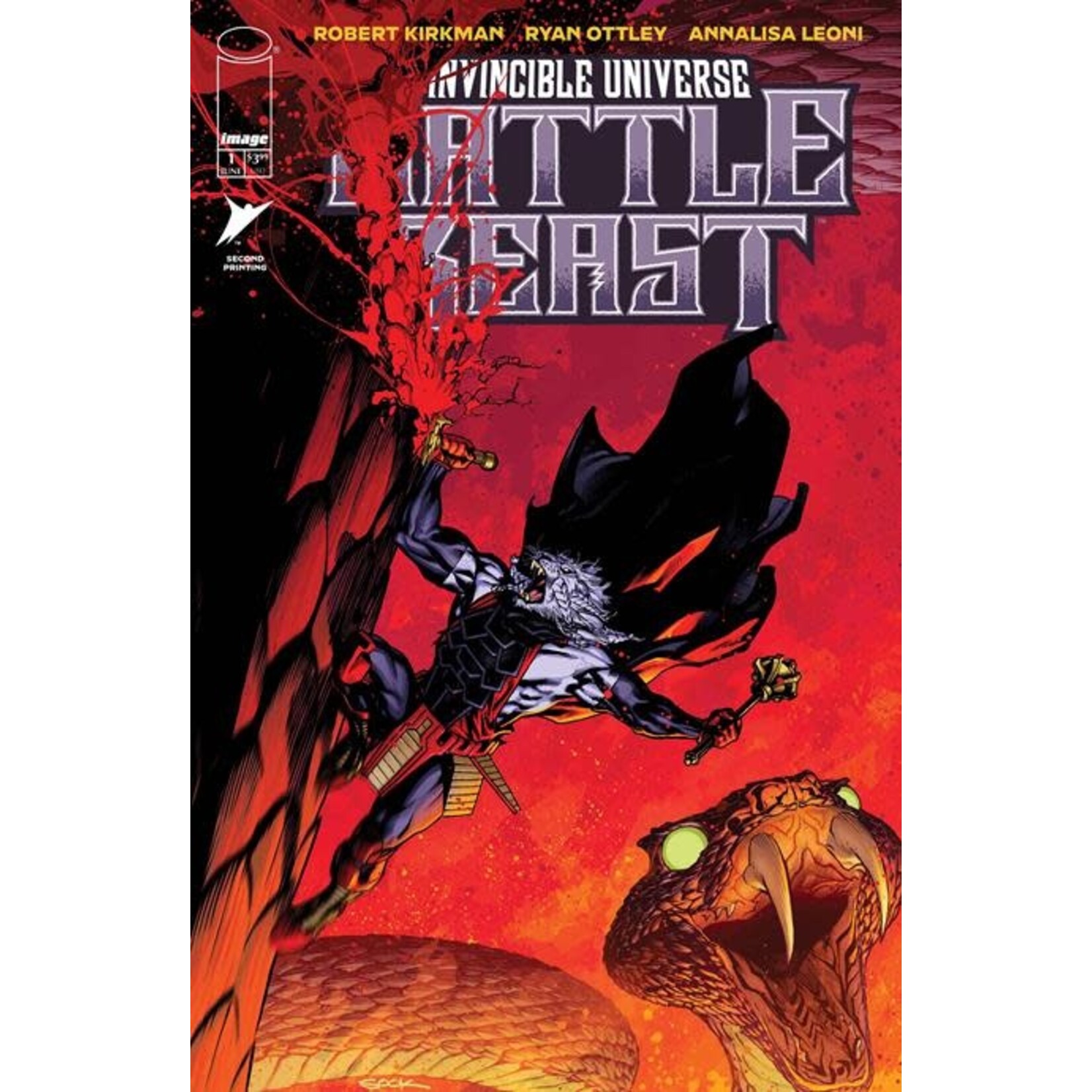 Image Comics Invincible Universe Battle Beast #1 2nd Ptg Cvr C Ryan Sook Var