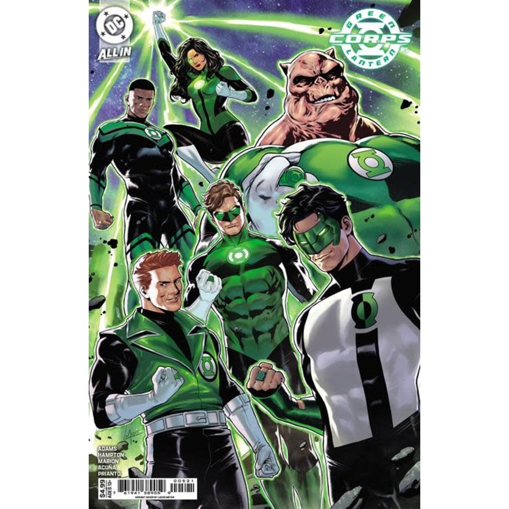 DC Comics Green Lantern Corps #5 Cvr C Lucas Meyer Card Stock Var