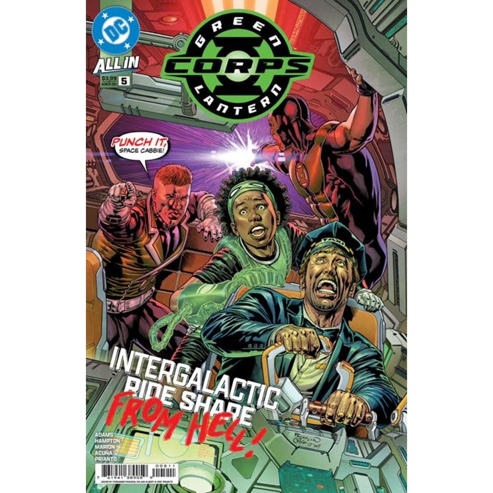 DC Comics Green Lantern Corps #5 Cvr A Fernando Pasarin & Oclair Albert