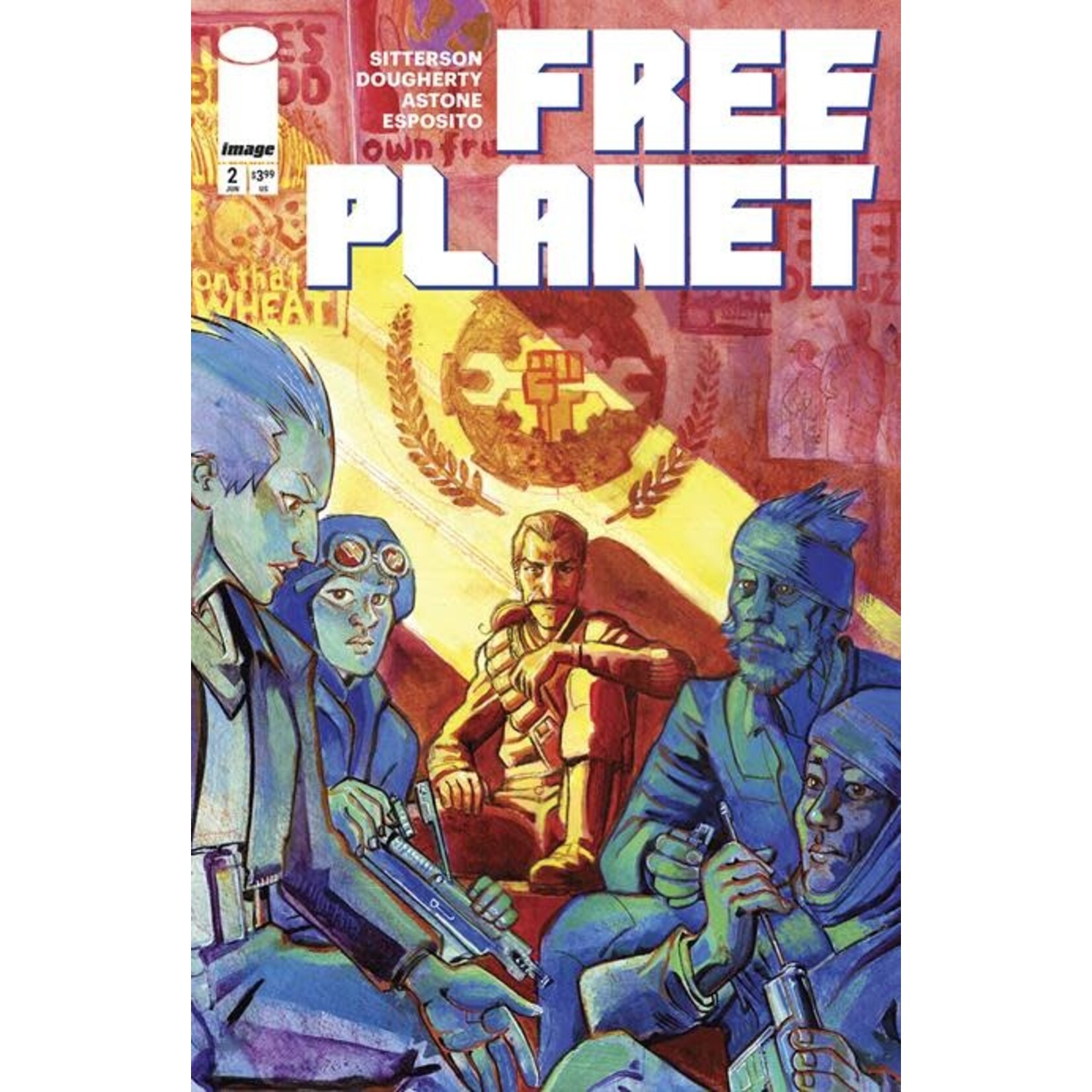Image Comics Free Planet #2 Cvr B Jed Dougherty Var