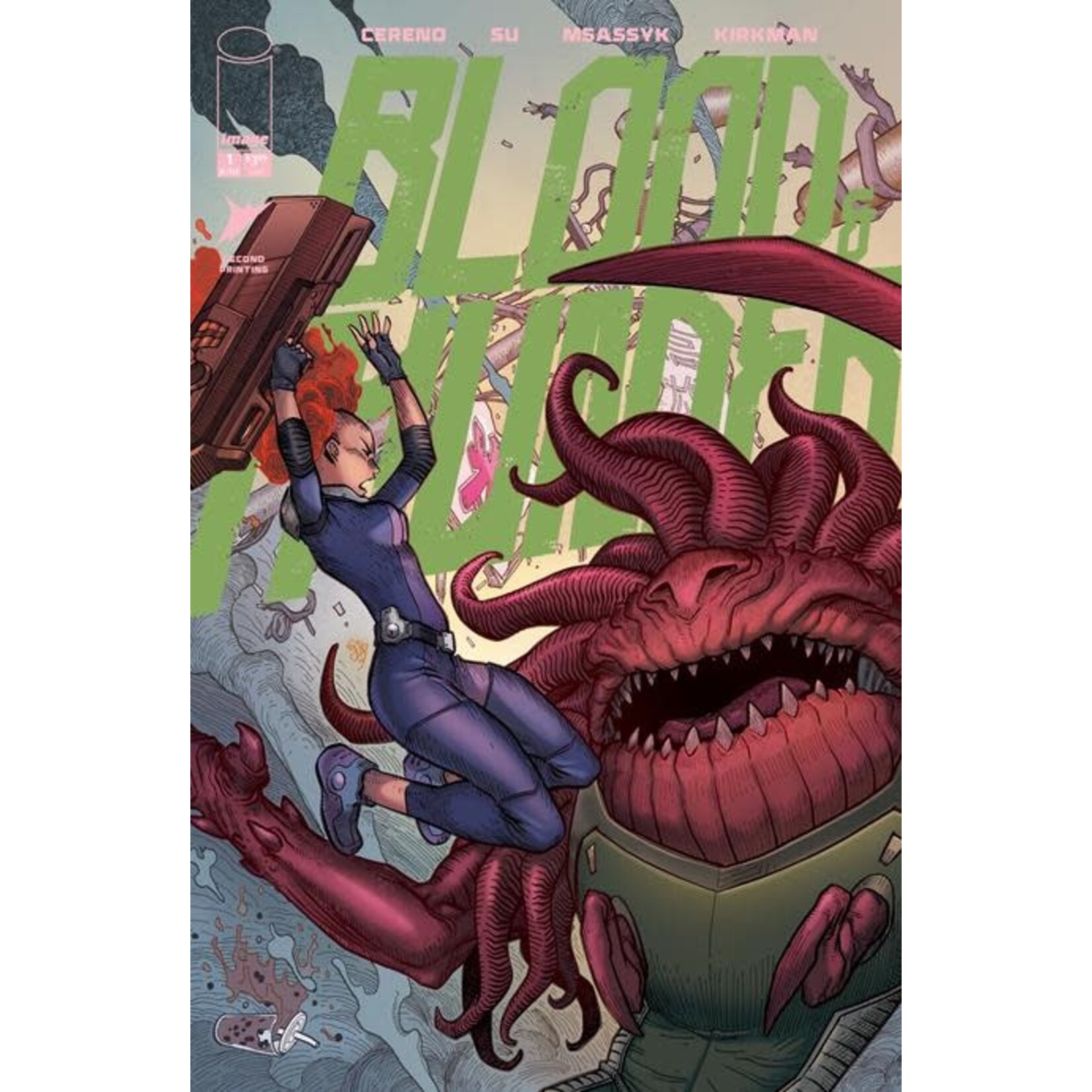 Image Comics Blood & Thunder #1 2nd Ptg Cvr B EJ Su & Msassyk Var